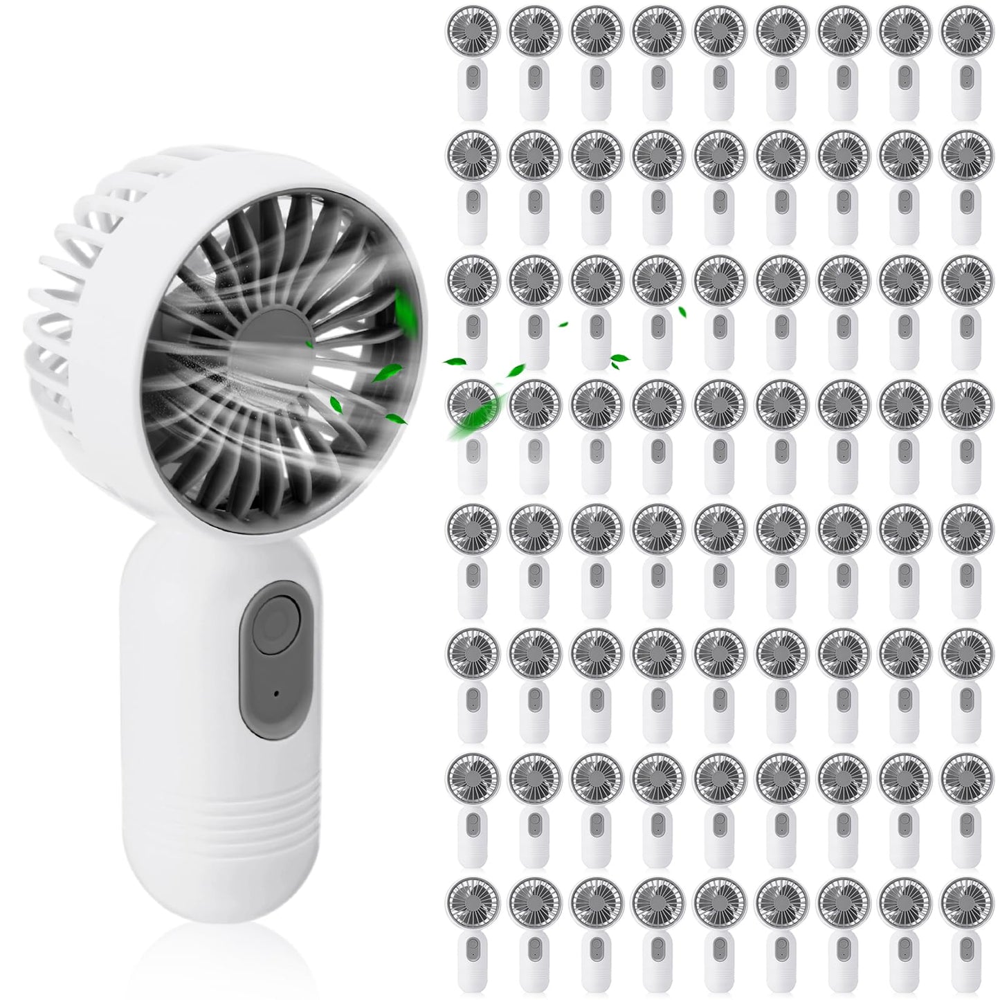 Mini Rechargeable Handheld Fan with 3 Speeds