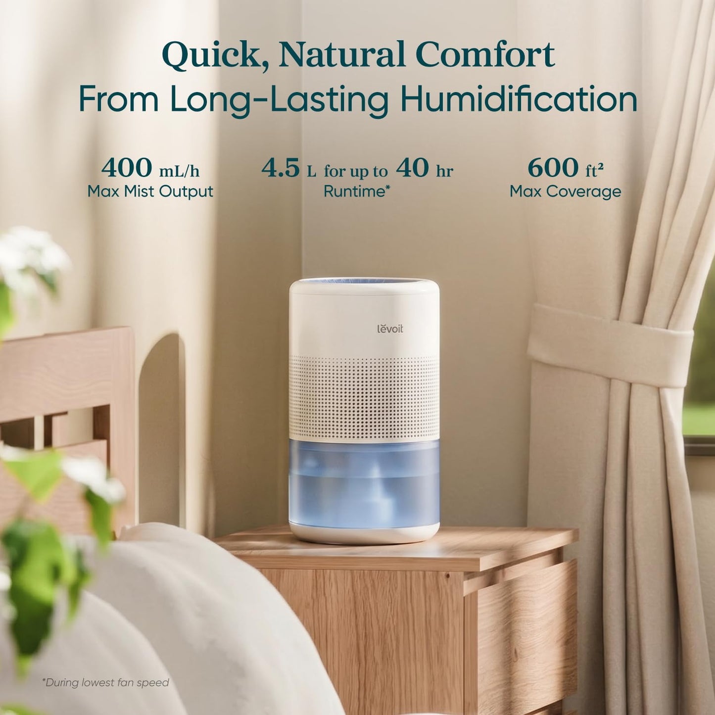 Evaporative Humidifier for Large Room Comfort