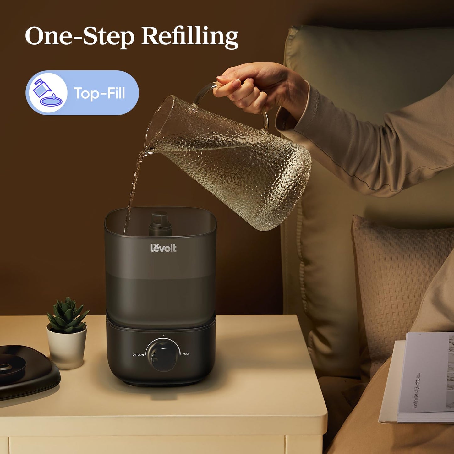 Smart Humidifier with Custom Humidity Control
