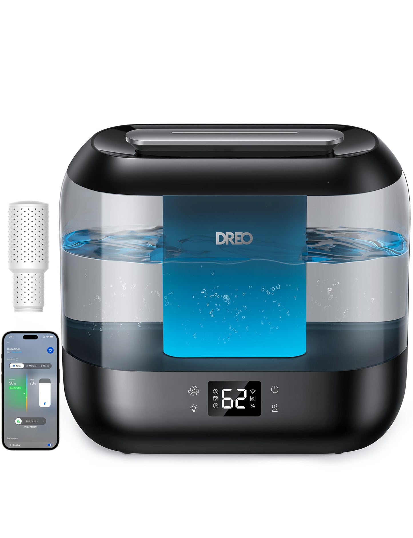 Smart Cool Mist Humidifier with App Control
