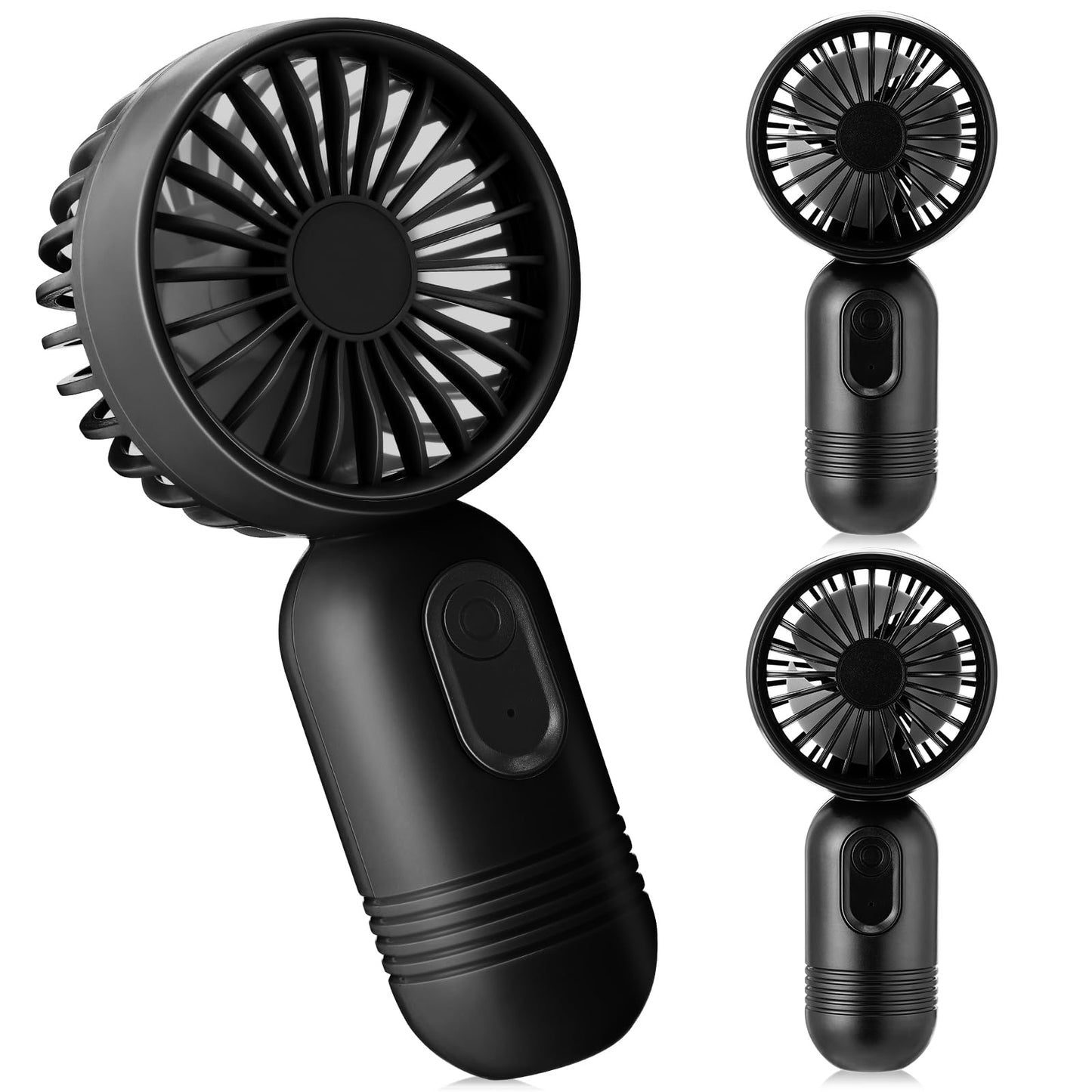Mini Rechargeable Handheld Fan with 3 Speeds