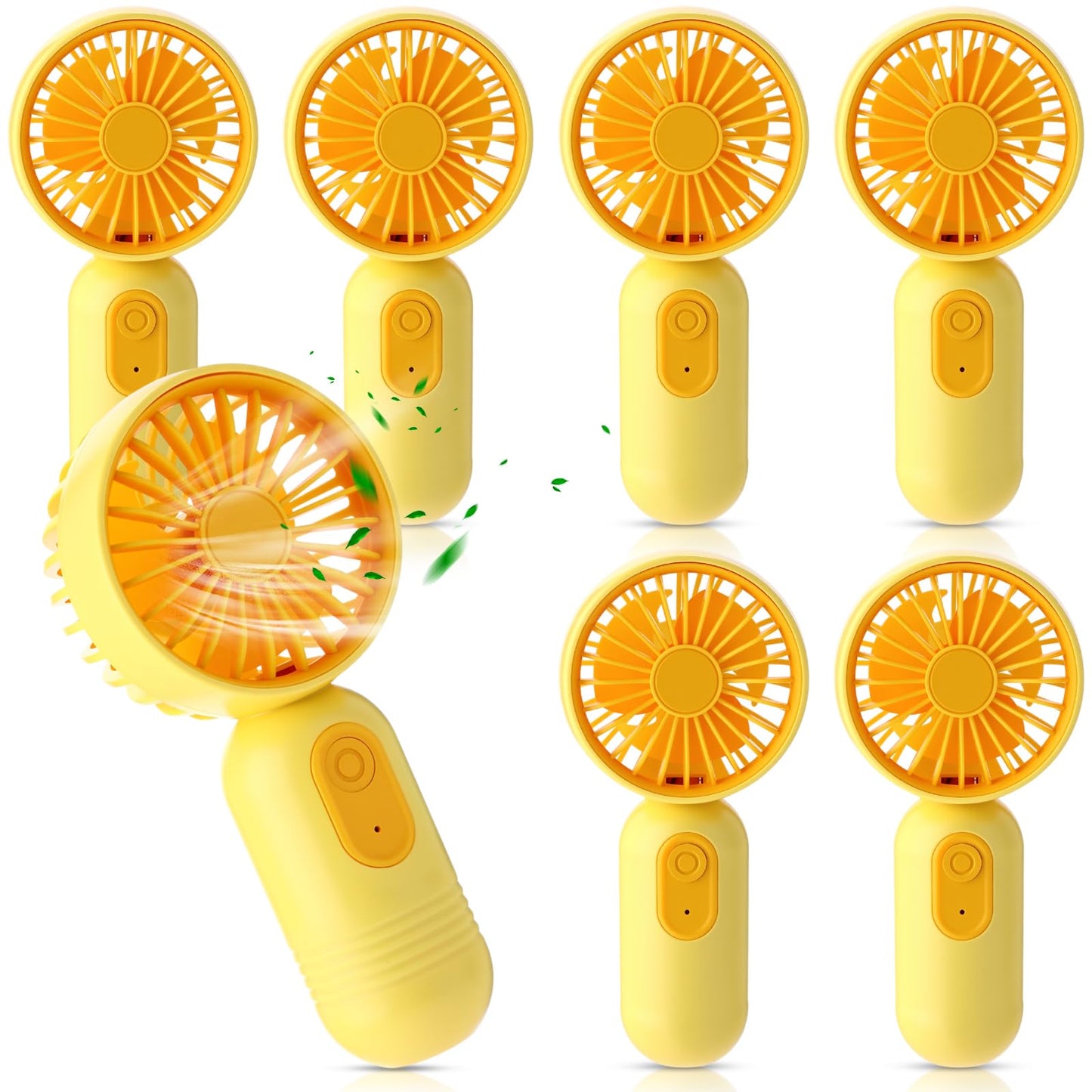 Mini Rechargeable Handheld Fan with 3 Speeds