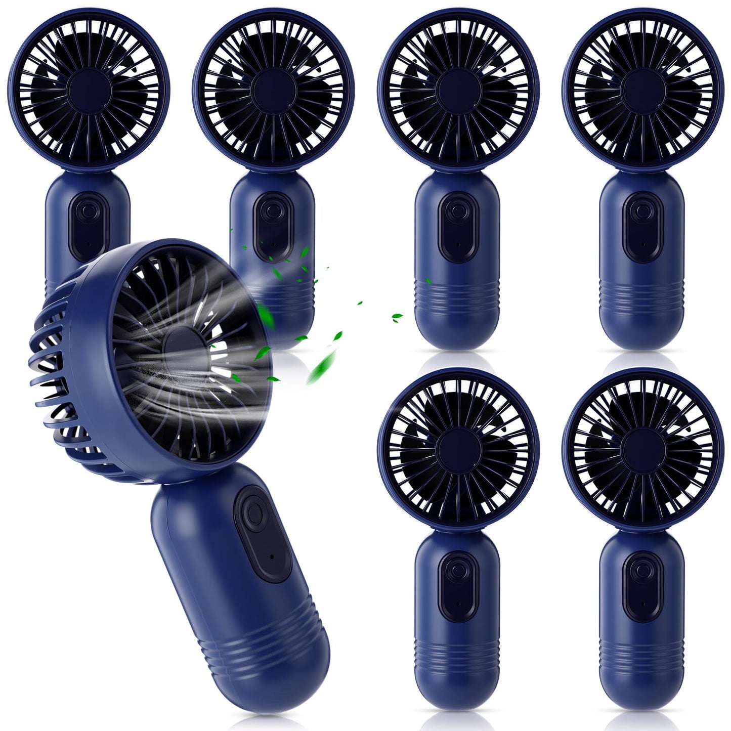 Mini Rechargeable Handheld Fan with 3 Speeds