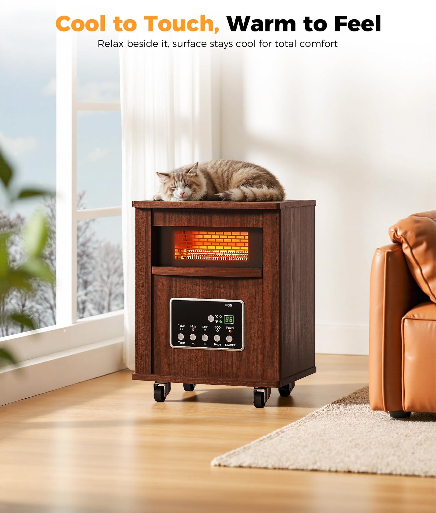 Portable Infrared Space Heater with Remote