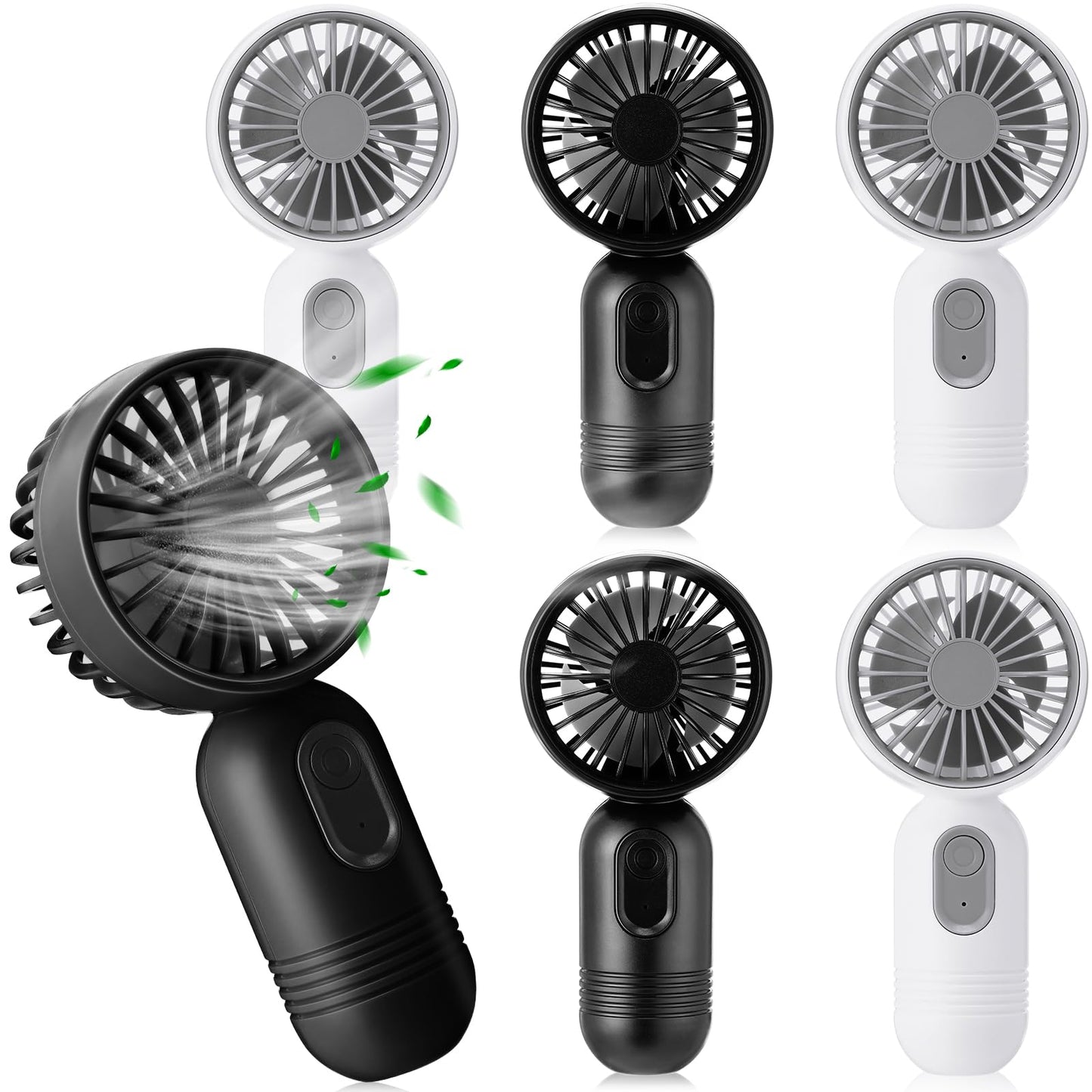 Mini Rechargeable Handheld Fan with 3 Speeds