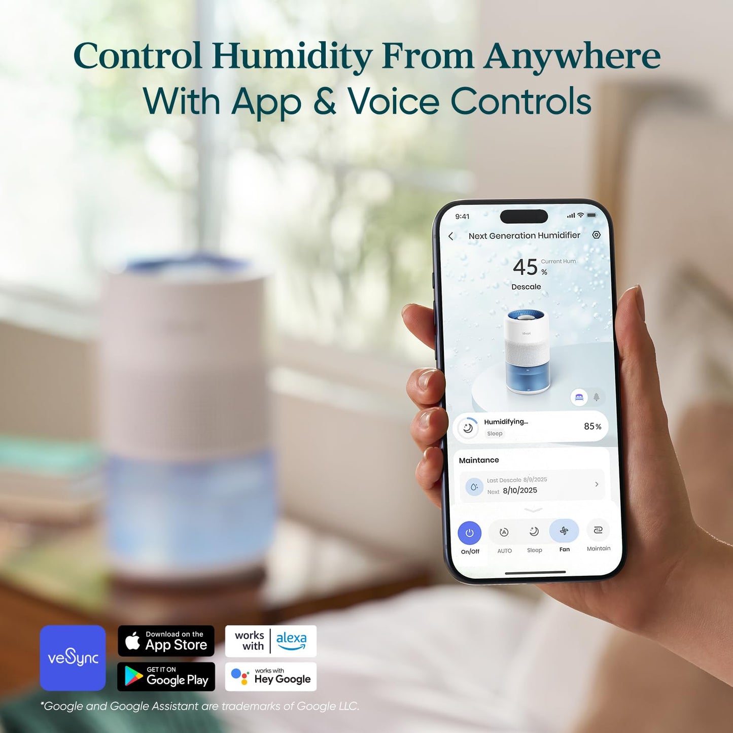 Evaporative Humidifier for Large Room Comfort