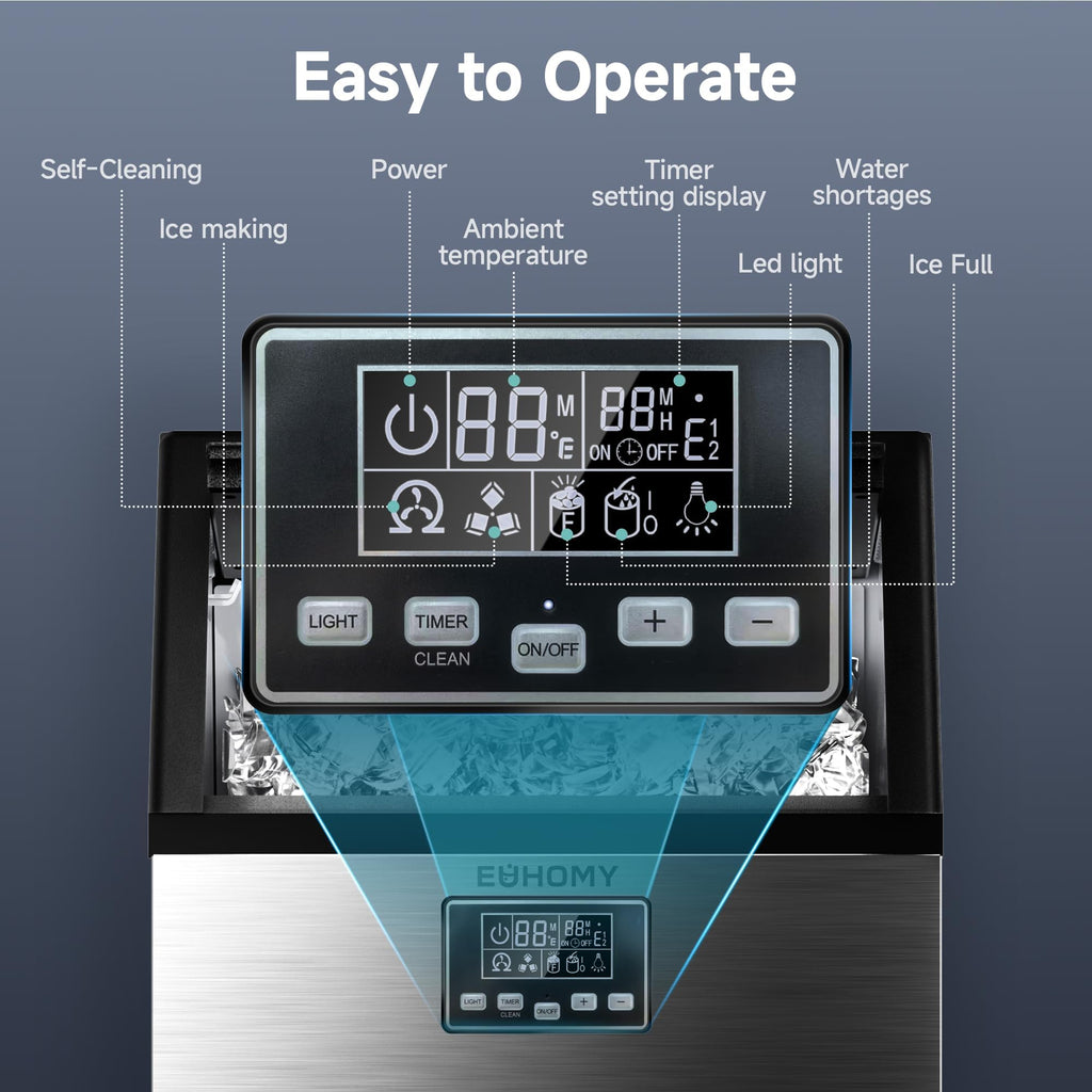 EUHOMY 0010401 Ice Maker Machine