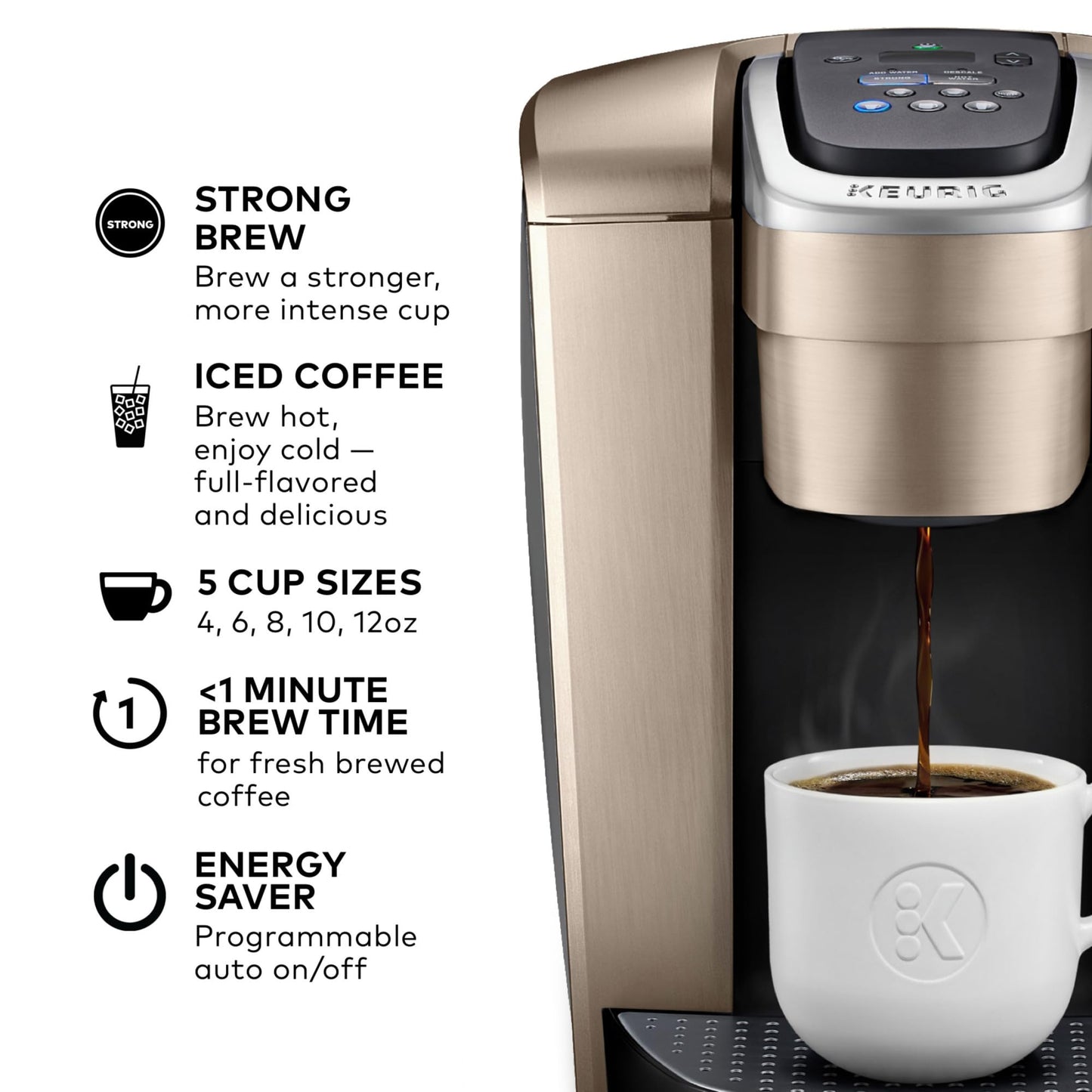 Single Serve Coffee Maker with Pod Brewing System