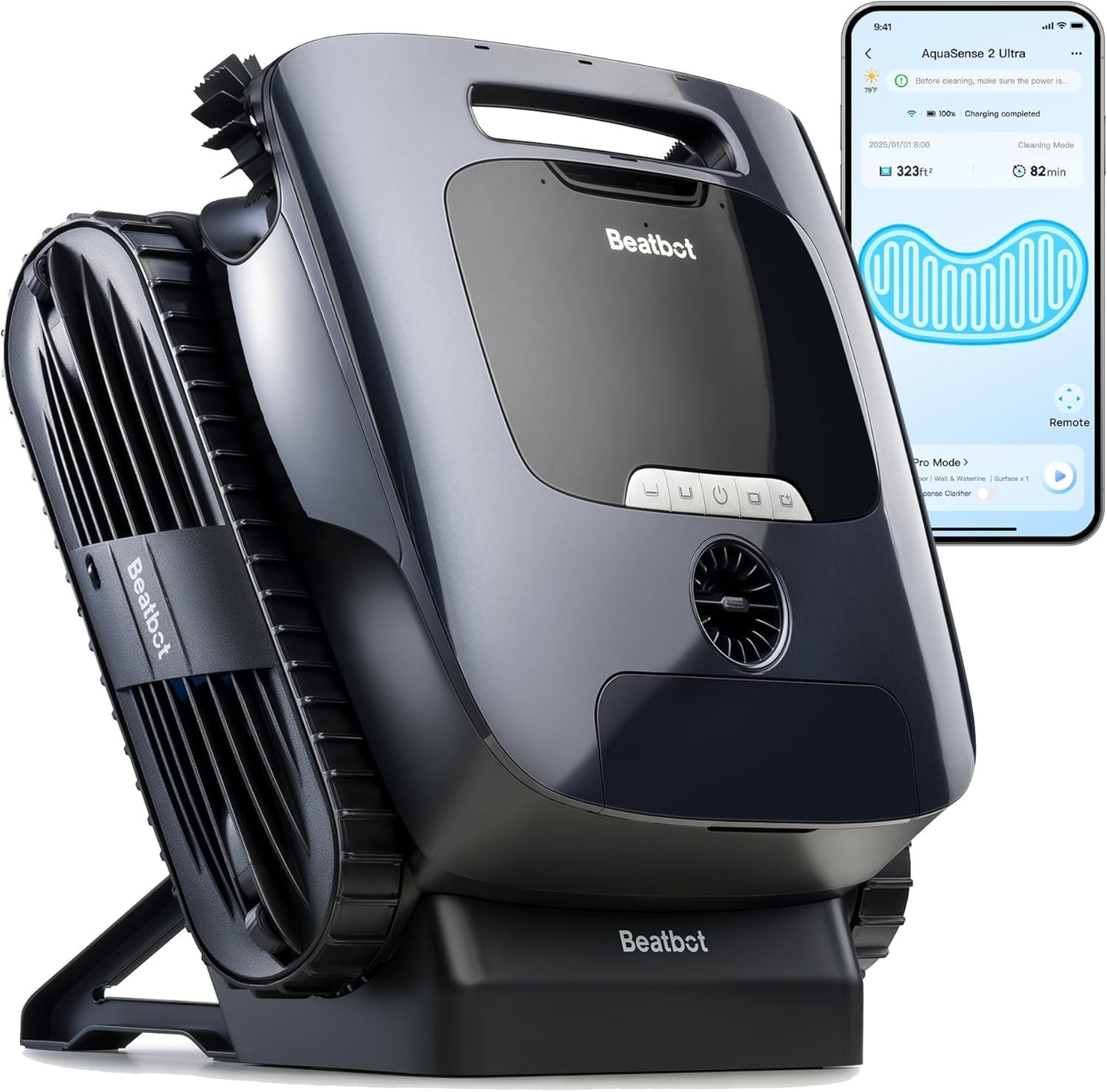 Cordless AI Pool Cleaner with Smart App Control