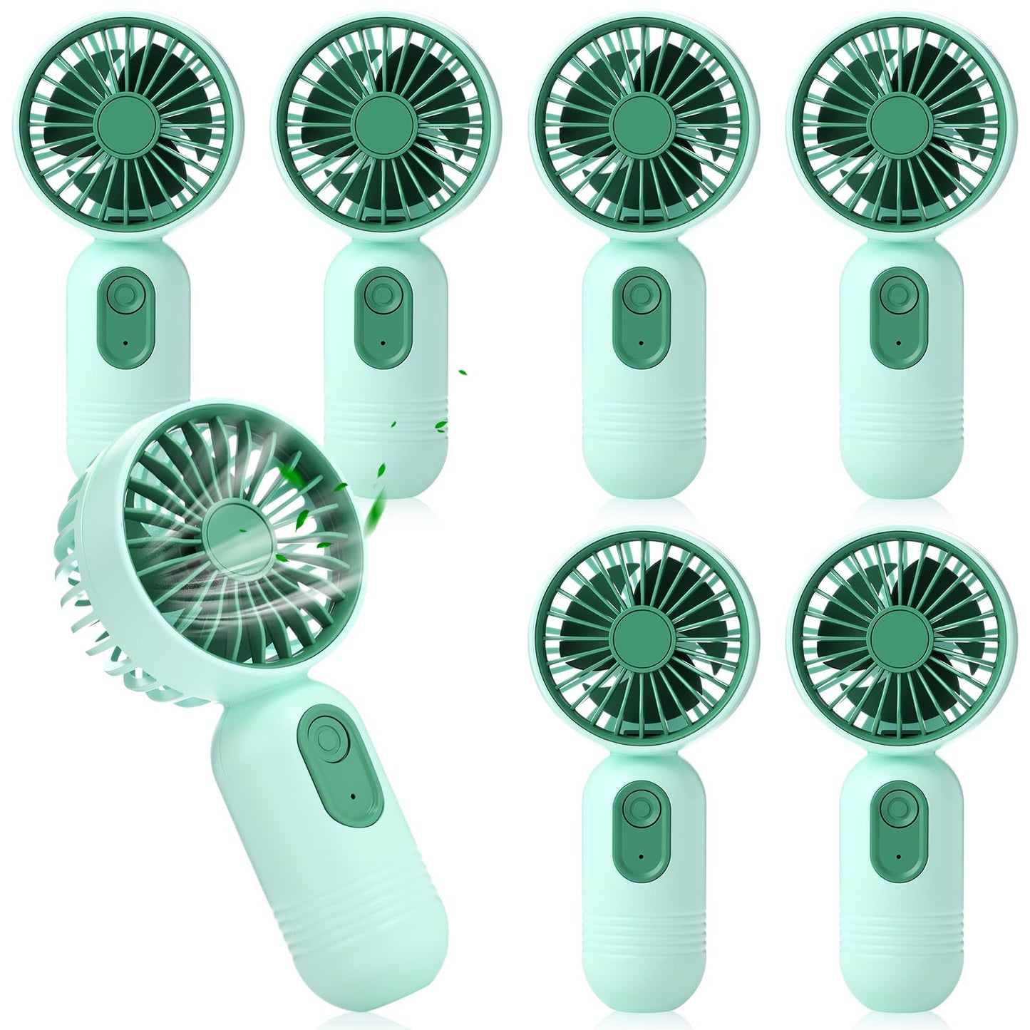Mini Rechargeable Handheld Fan with 3 Speeds