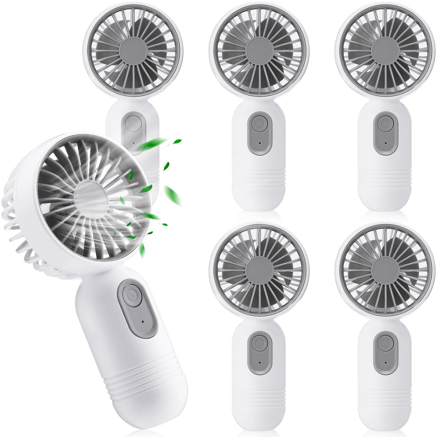 Mini Rechargeable Handheld Fan with 3 Speeds