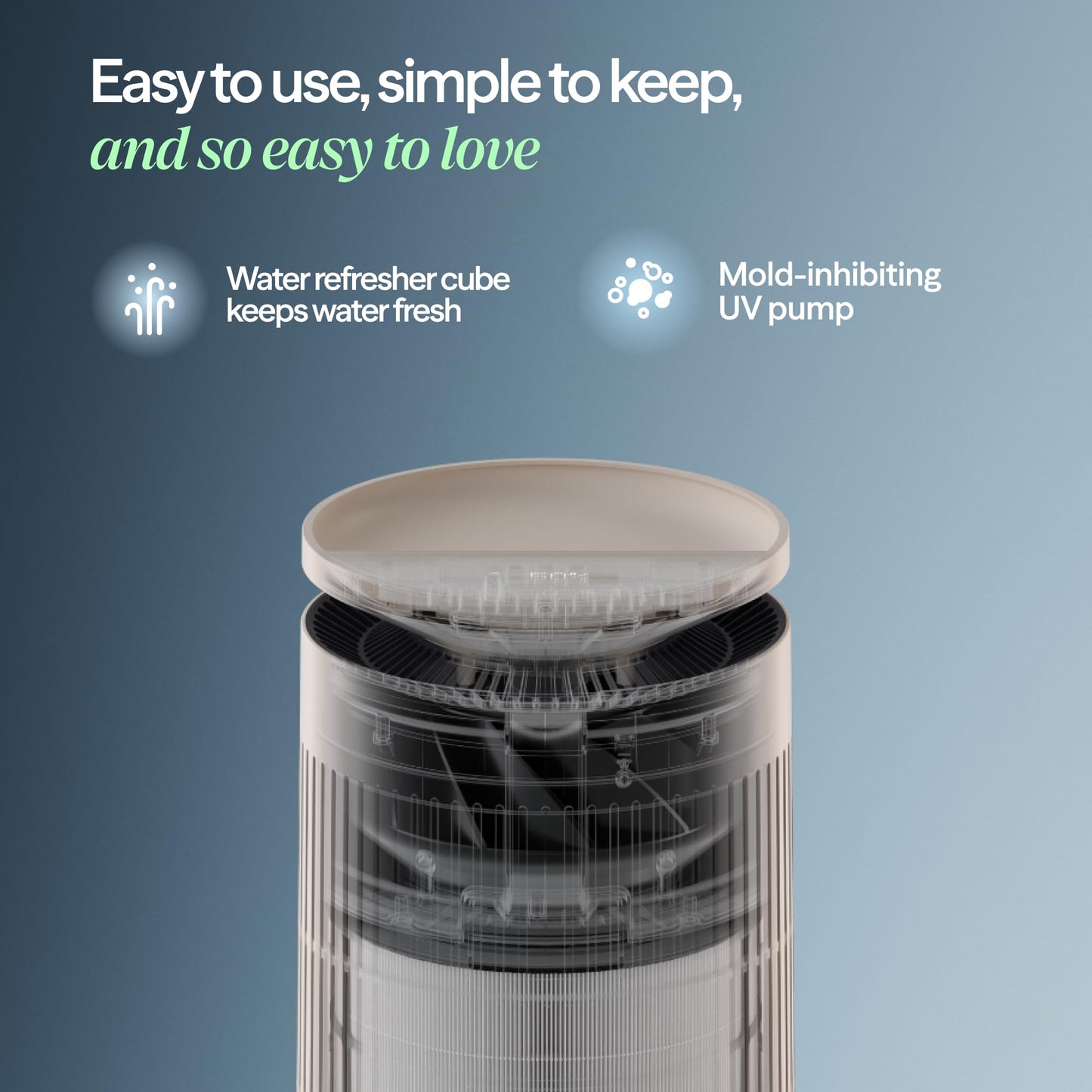 Air Purifier & Humidifier for Large Rooms
