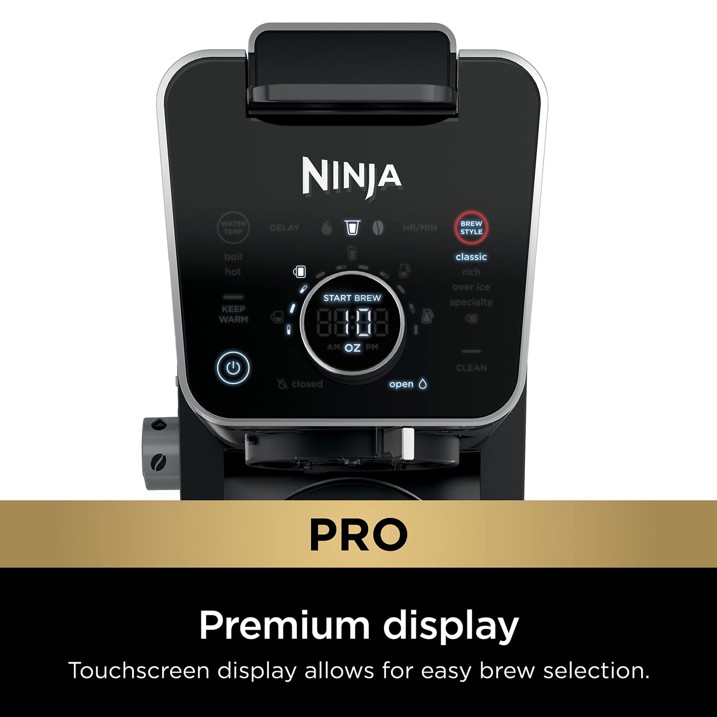 Dual Brew Coffee Maker with Frother and Pod Compatibility