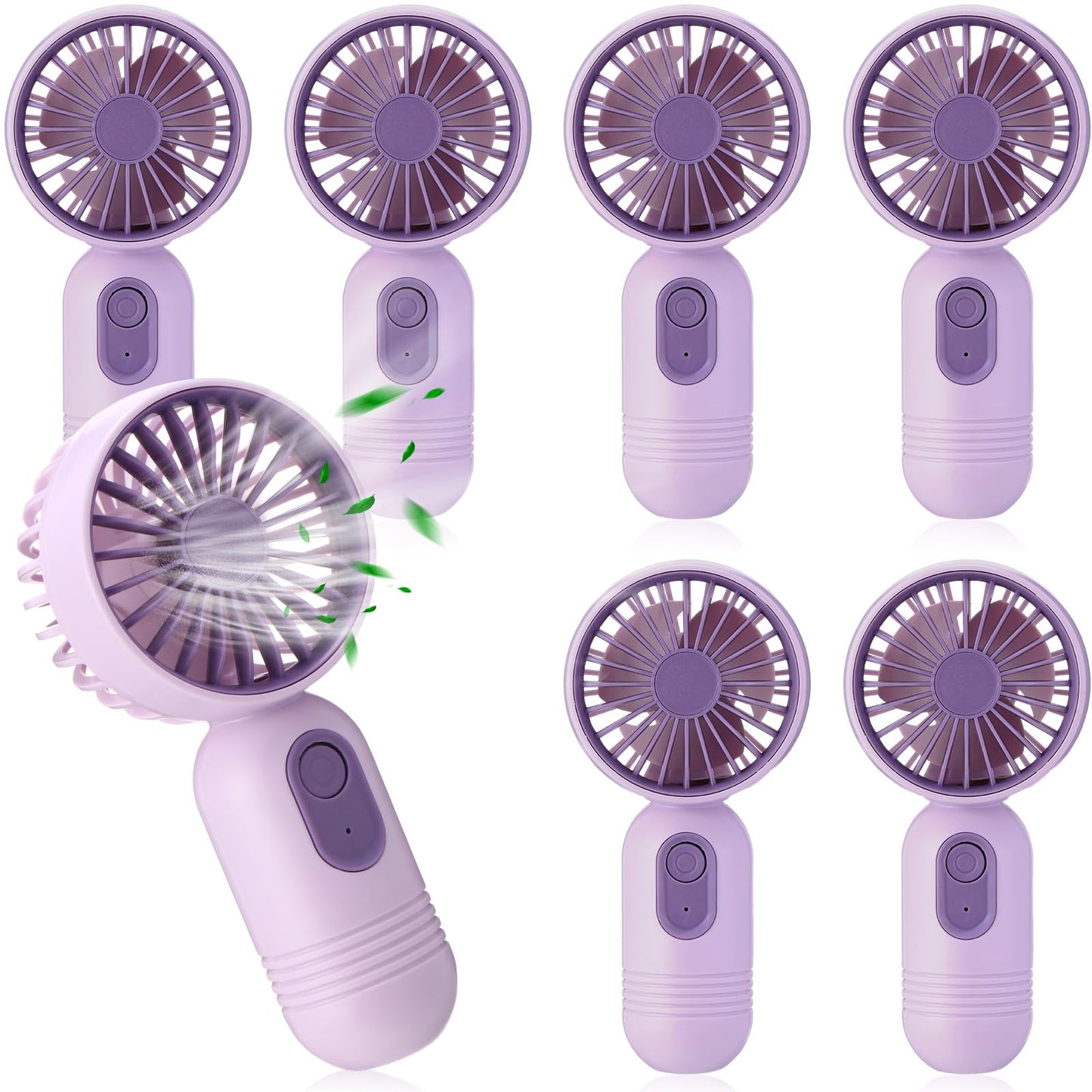 Mini Rechargeable Handheld Fan with 3 Speeds