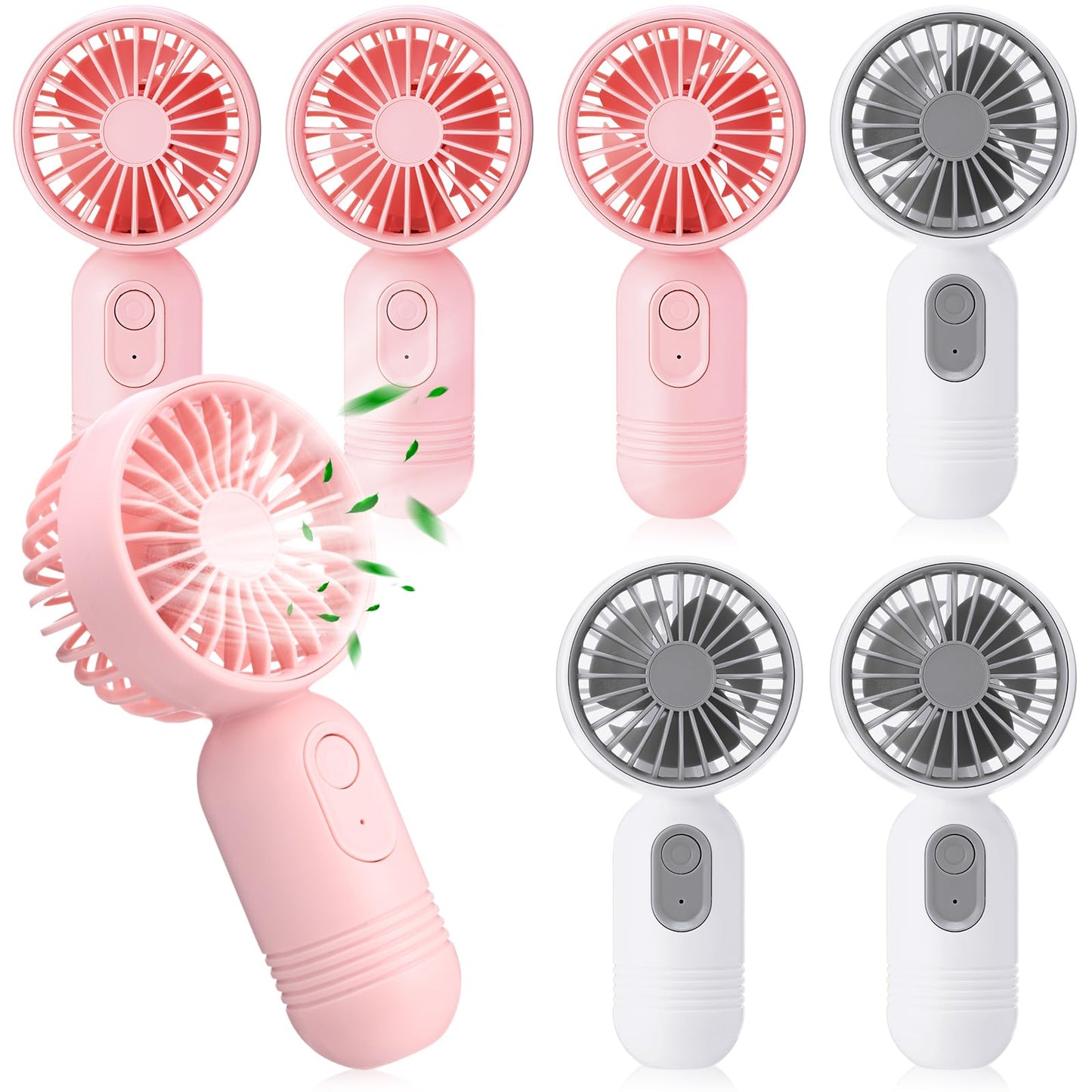 Mini Rechargeable Handheld Fan with 3 Speeds
