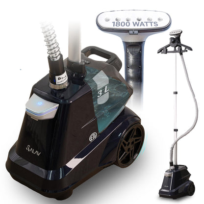 Commercial Garment Steamer with 3L Tank and Foot Pedal