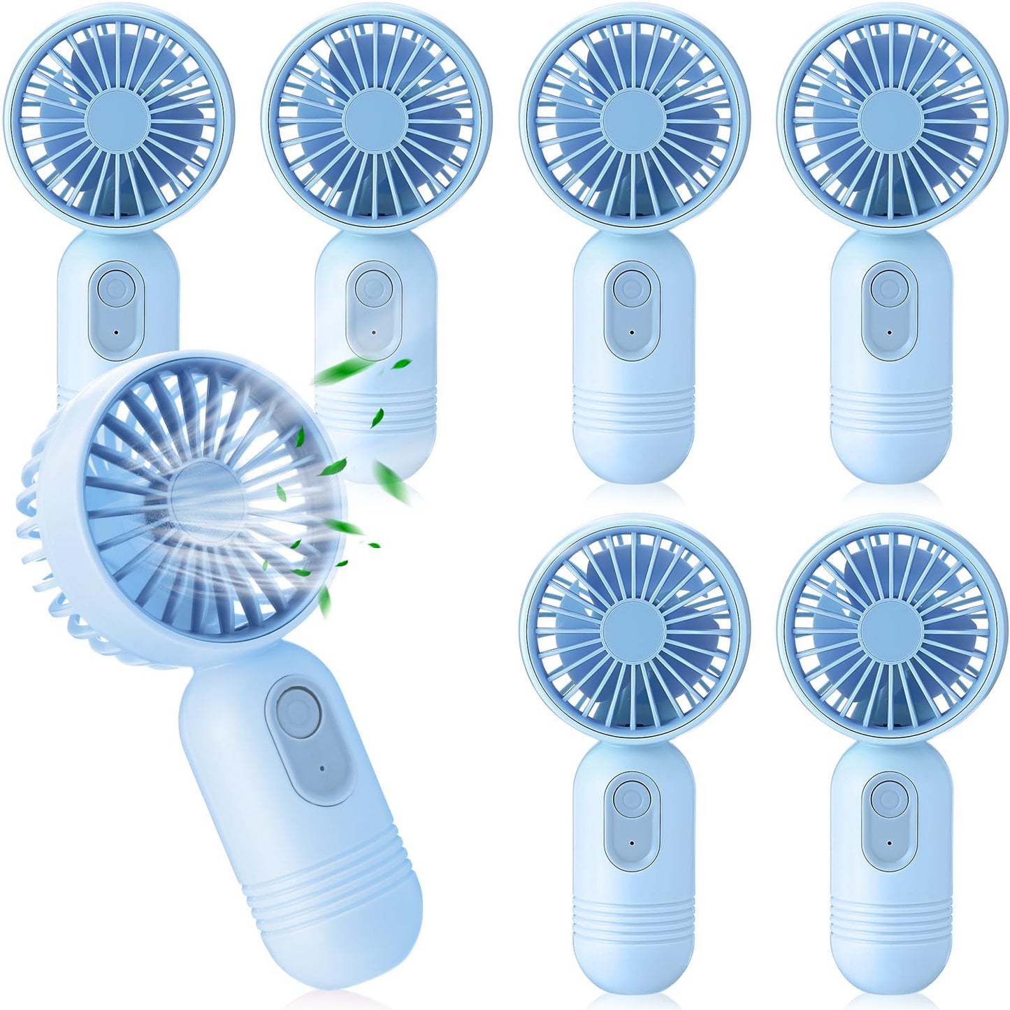Mini Rechargeable Handheld Fan with 3 Speeds