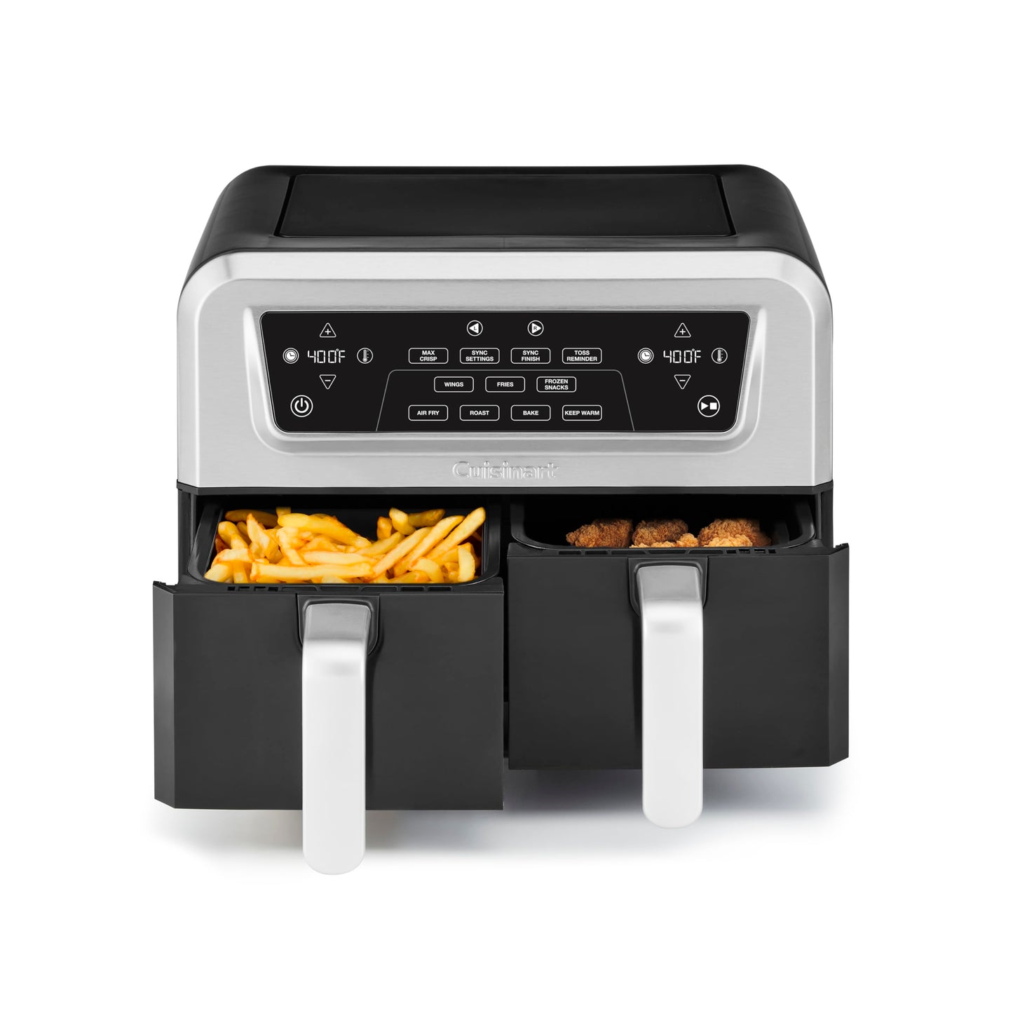 Dual Basket Air Fryer with Independent Cooking Zones