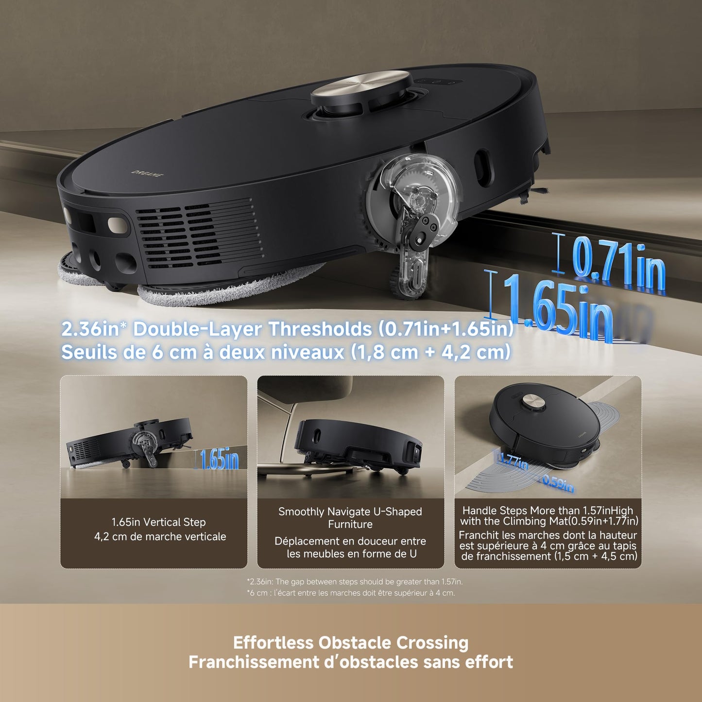 Robot Vacuum & Mop with Auto-Clean System