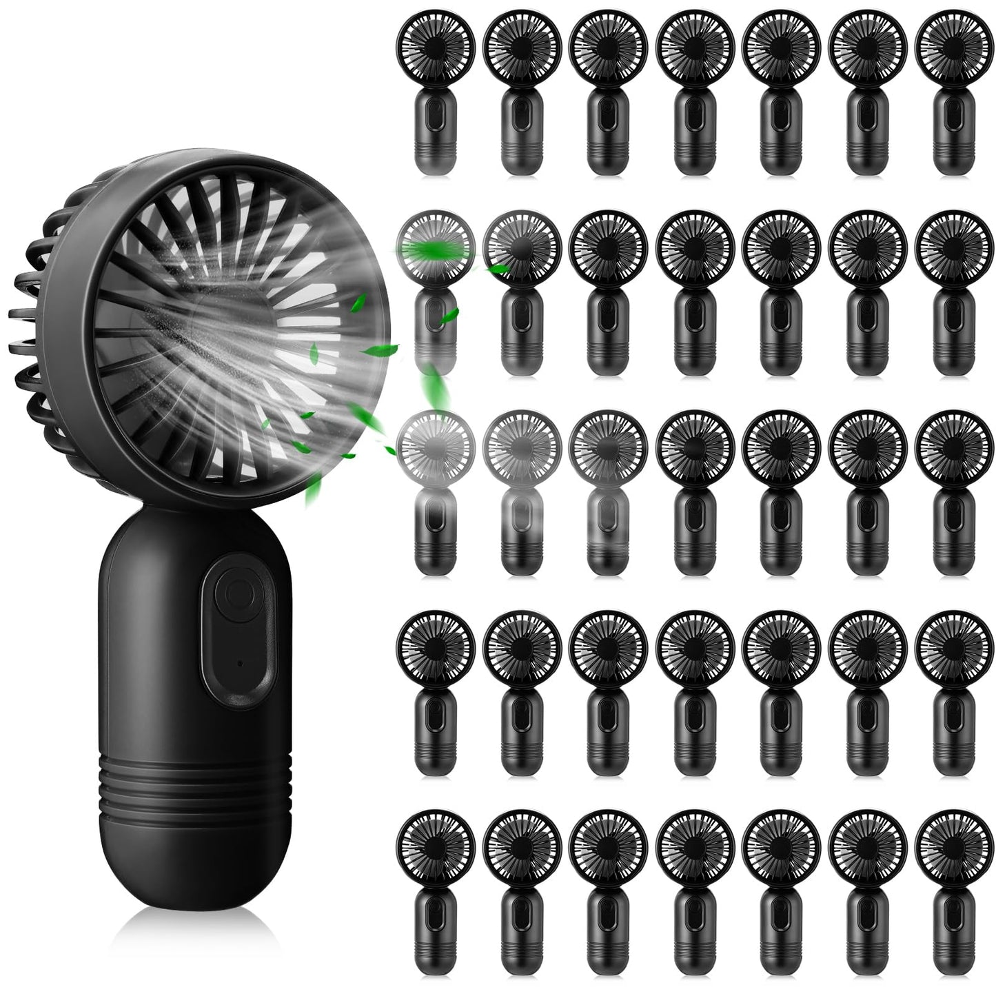 Mini Rechargeable Handheld Fan with 3 Speeds