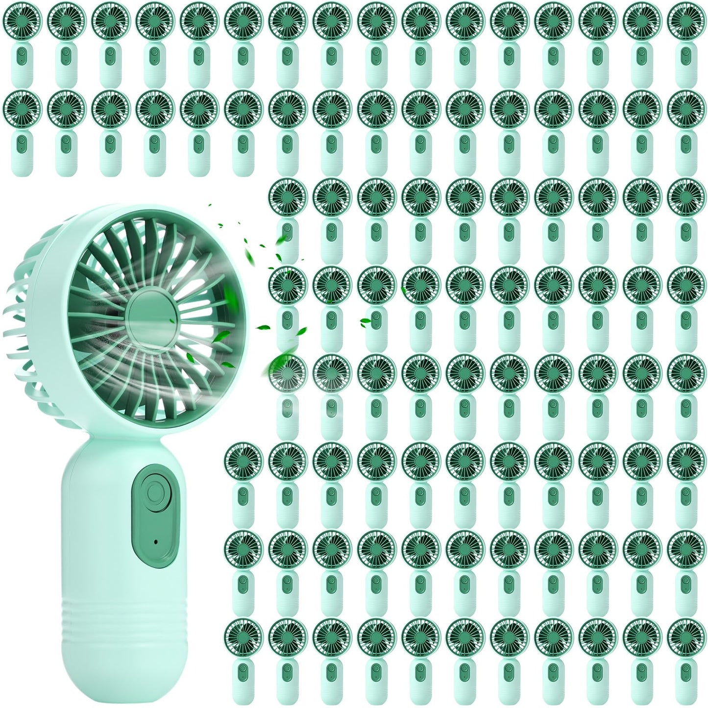 Mini Rechargeable Handheld Fan with 3 Speeds