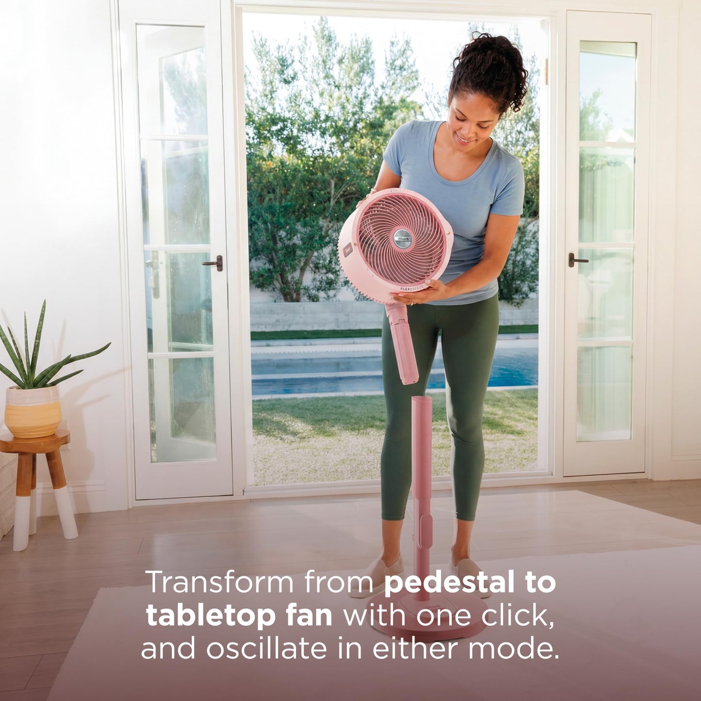 Indoor & Outdoor Mist Fan with Portable Design