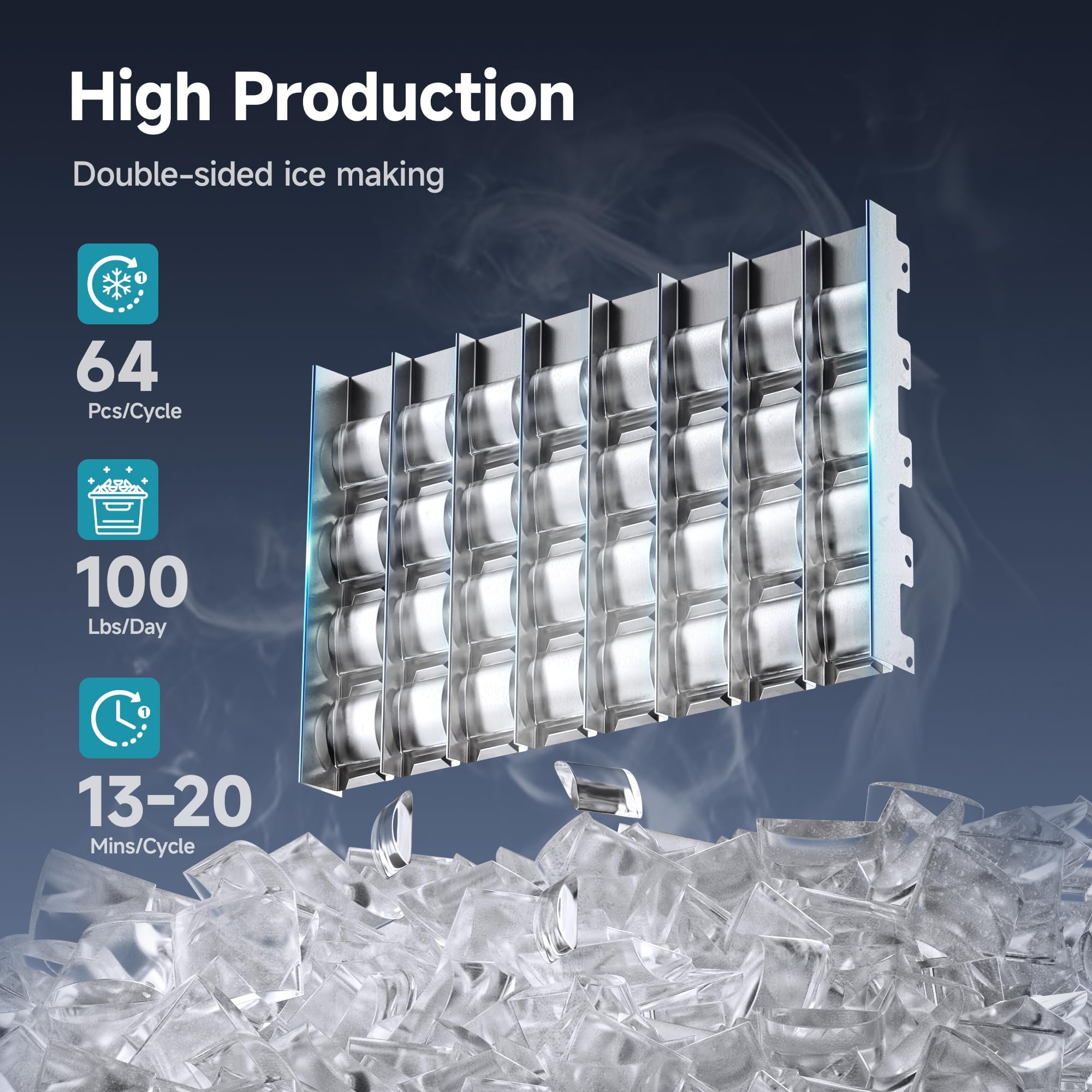 EUHOMY 0010401 Ice Maker Machine