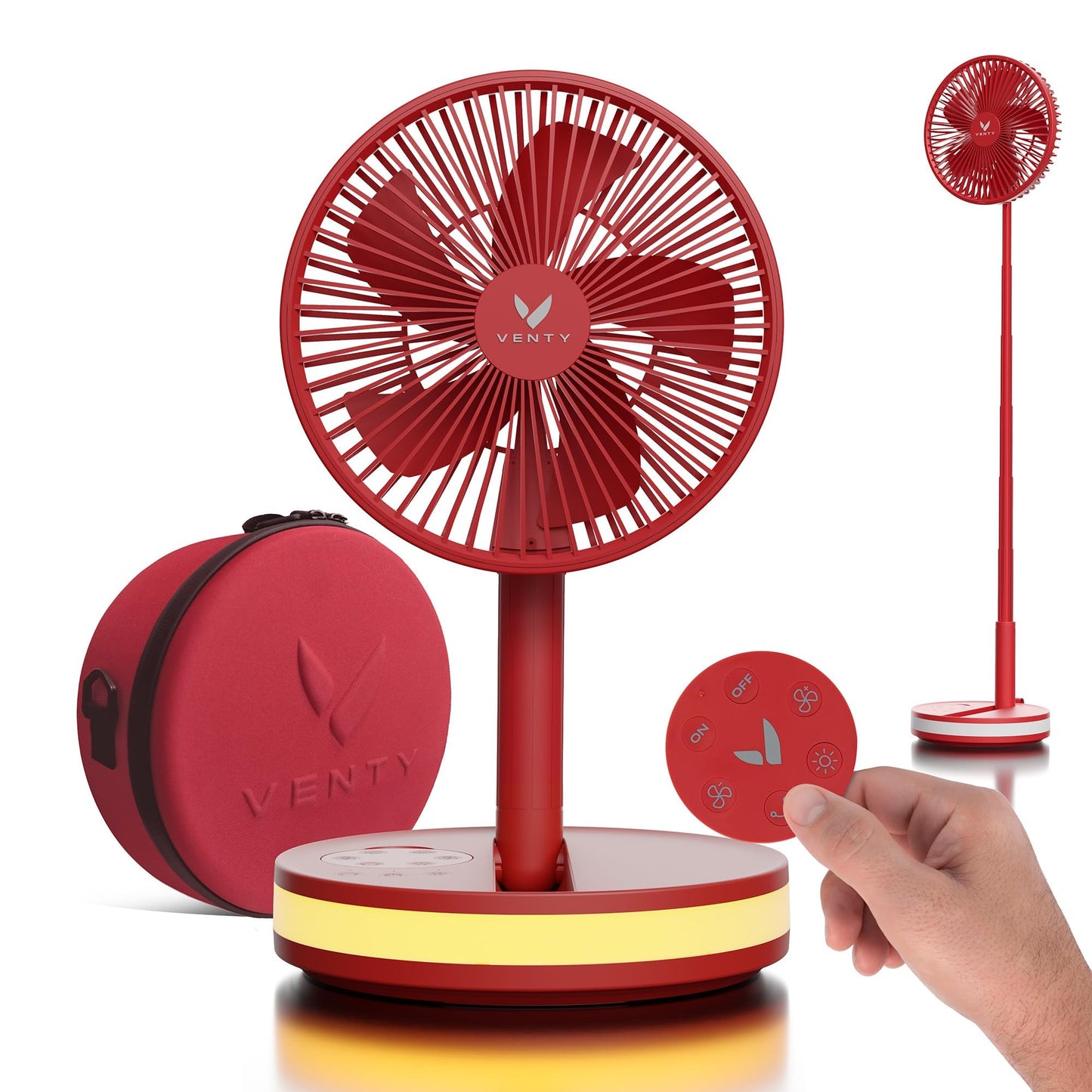 Portable Rechargeable Fan with Remote Control