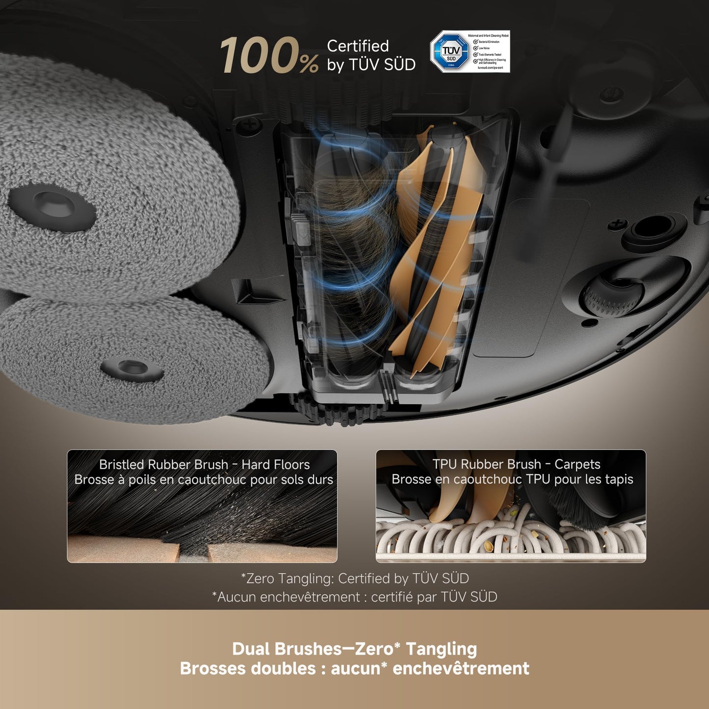 Robot Vacuum & Mop with Auto-Clean System
