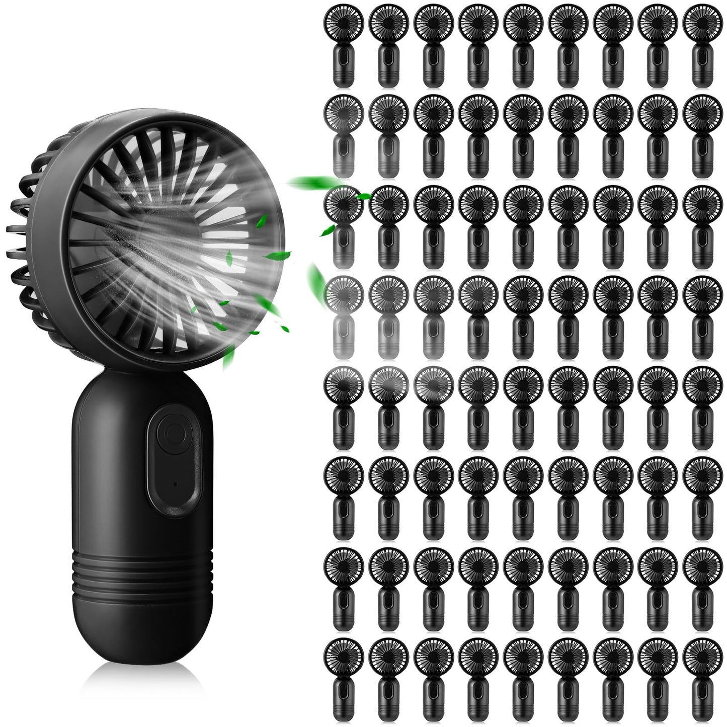 Mini Rechargeable Handheld Fan with 3 Speeds