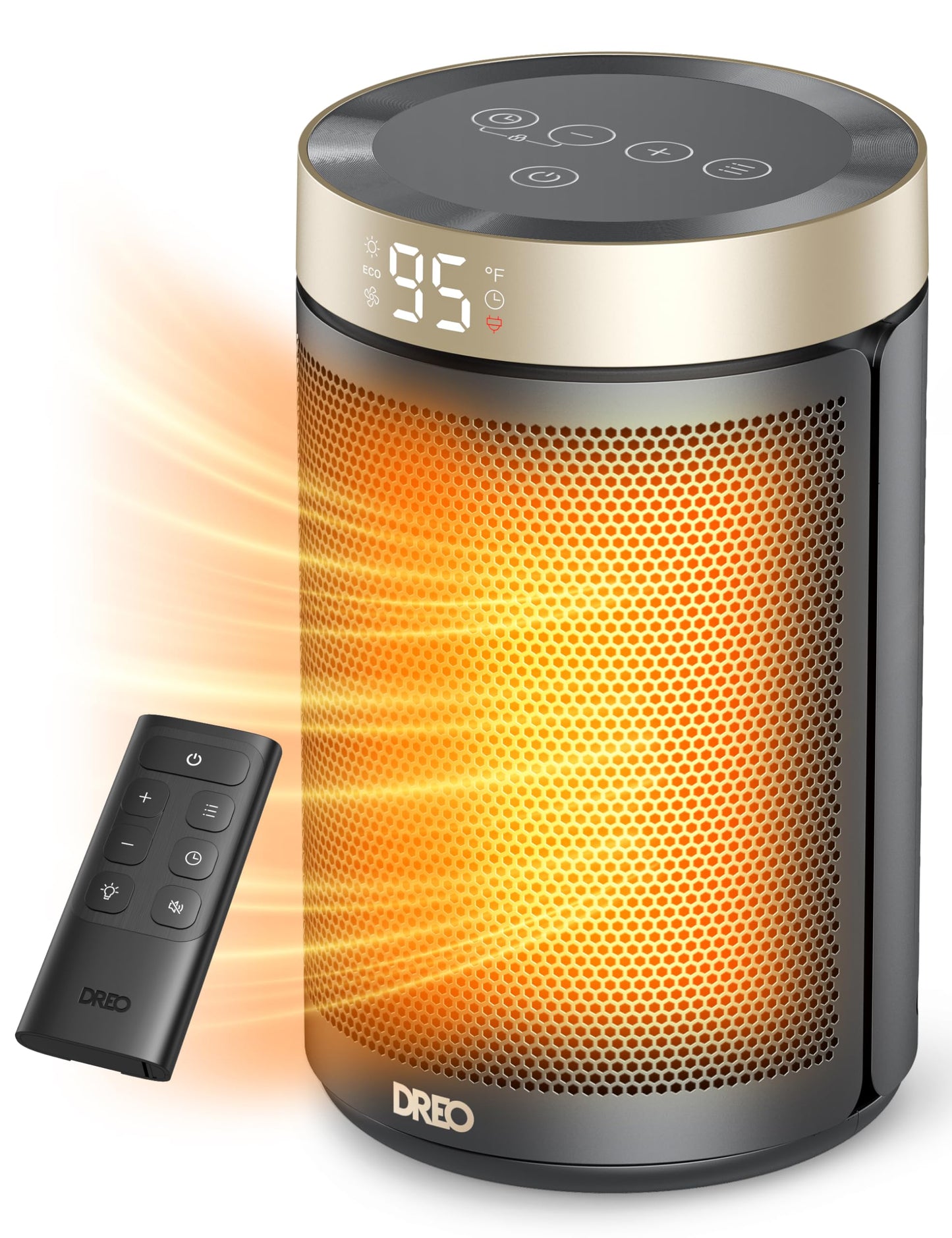 Portable Ceramic Space Heater with Thermostat