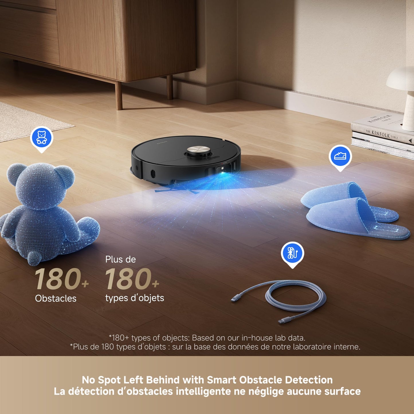 Robot Vacuum & Mop with Auto-Clean System