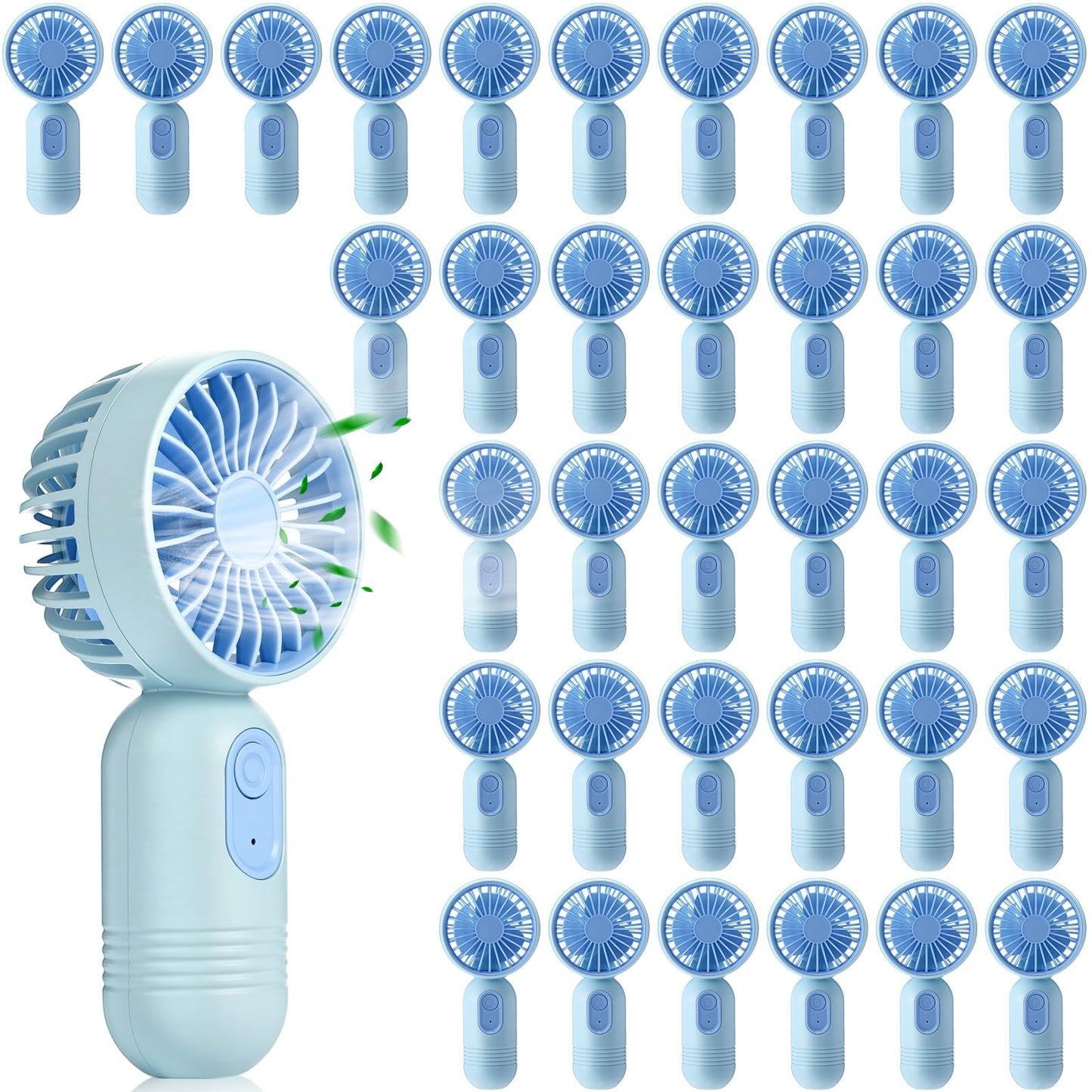Mini Rechargeable Handheld Fan with 3 Speeds