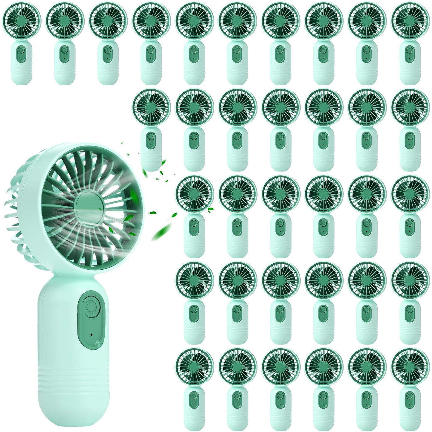 Mini Rechargeable Handheld Fan with 3 Speeds