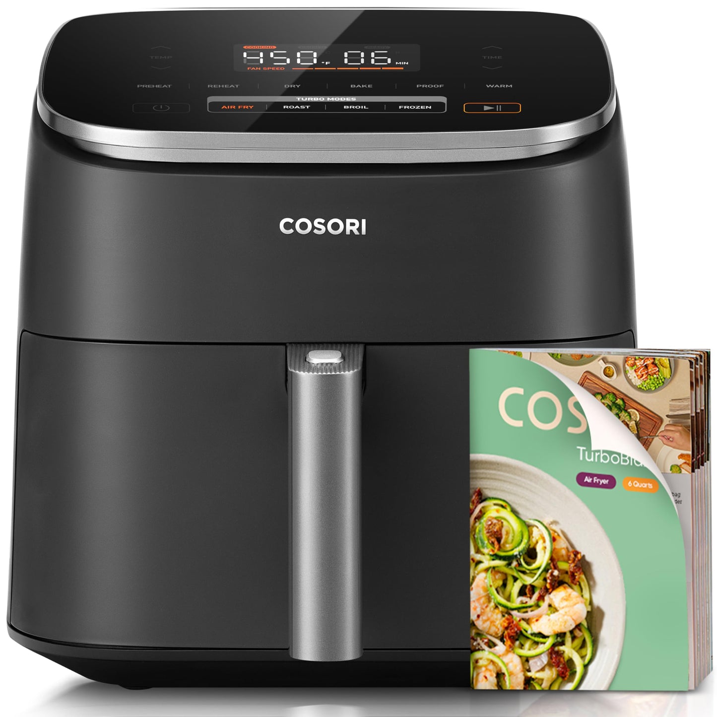 Smart Air Fryer with Rapid Crisp Cooking Technology