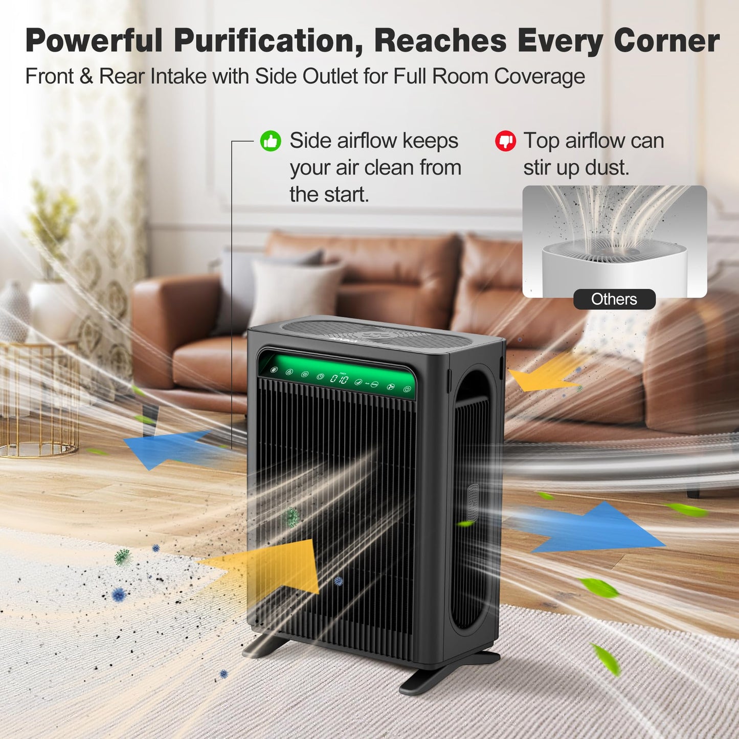 Air Purifier for Home, Bedroom & Office