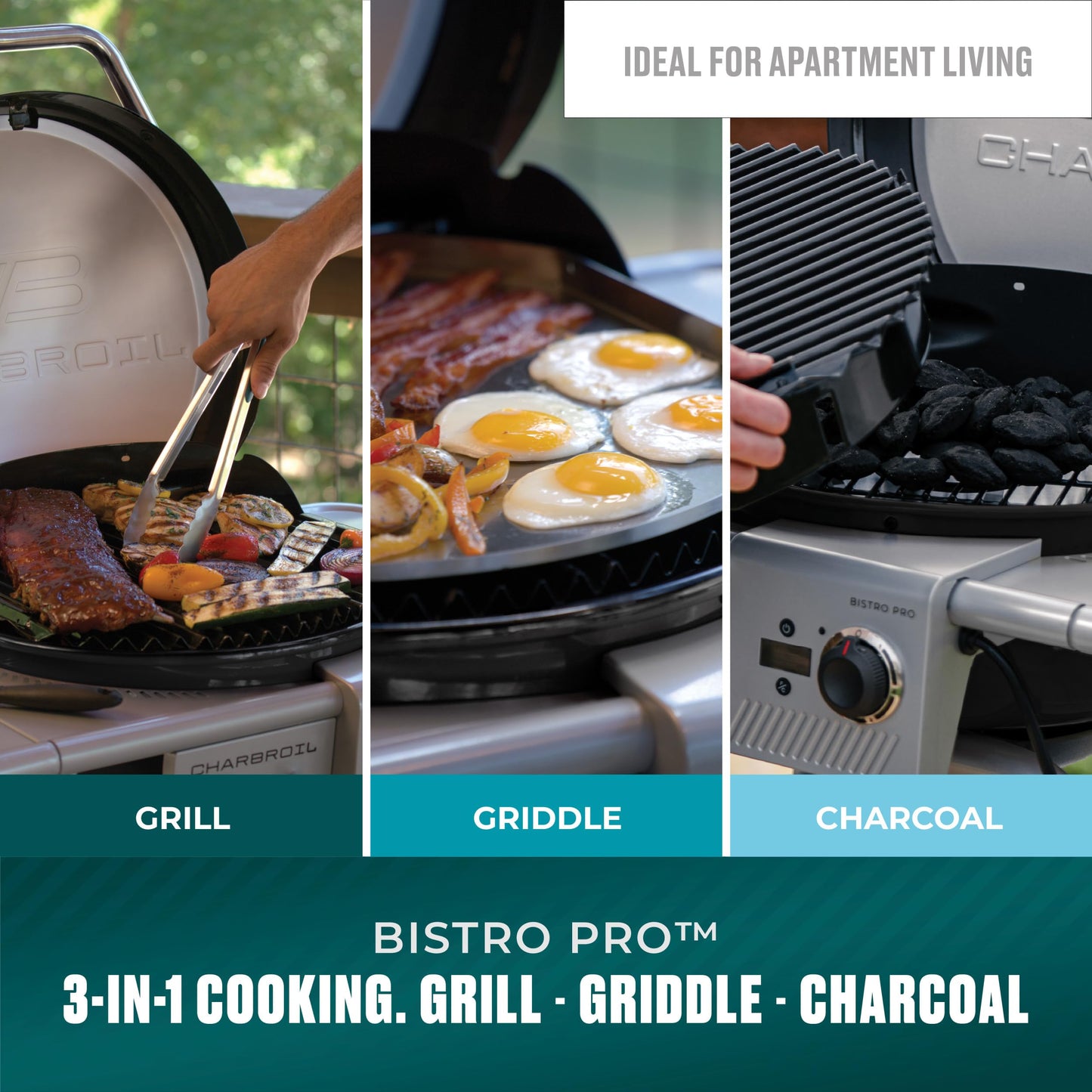 Electric Patio Grill with Infrared Cooking Technology