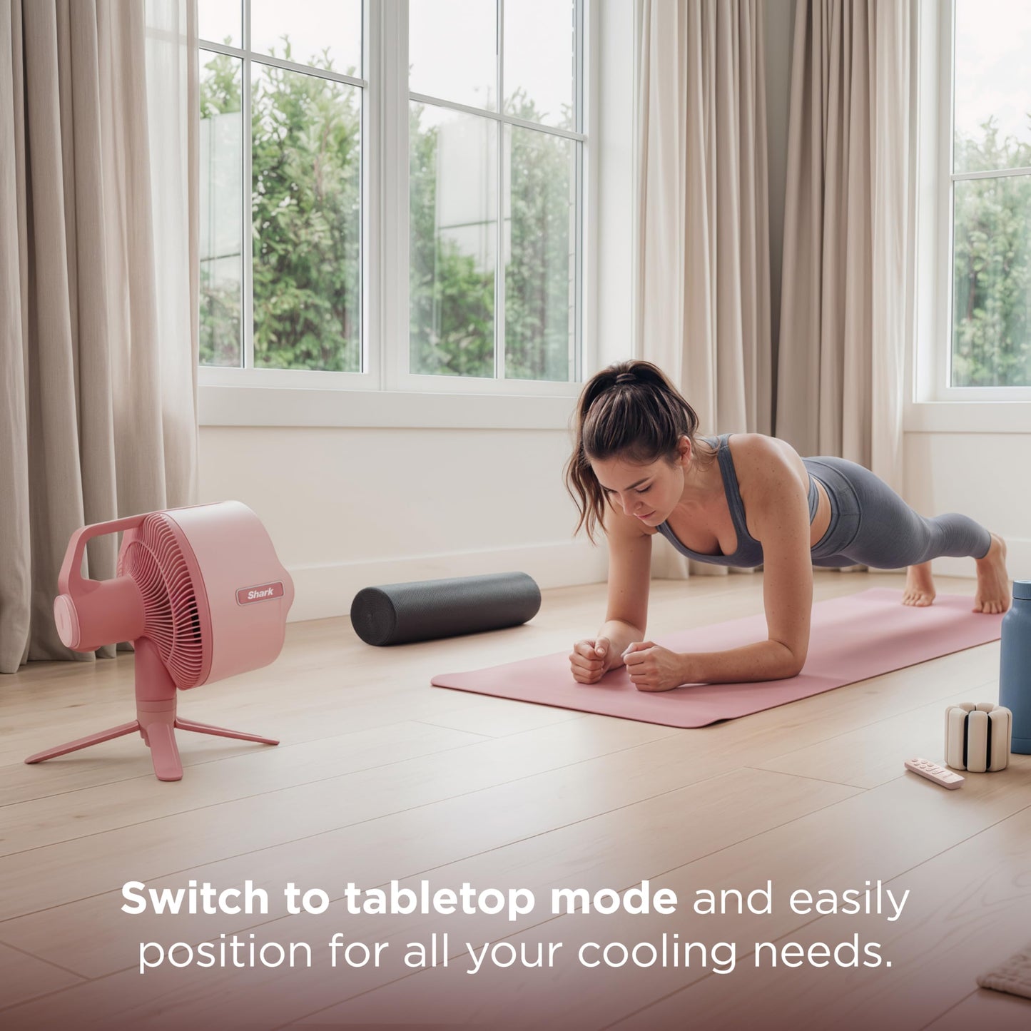 Indoor & Outdoor Mist Fan with Portable Design