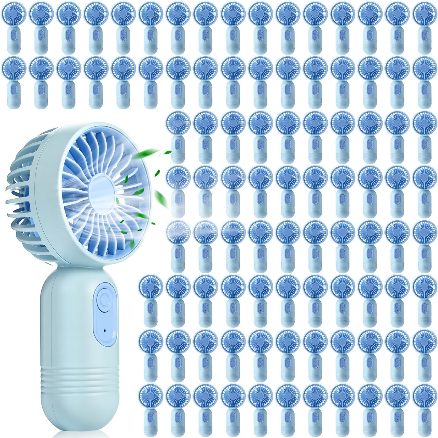 Mini Rechargeable Handheld Fan with 3 Speeds