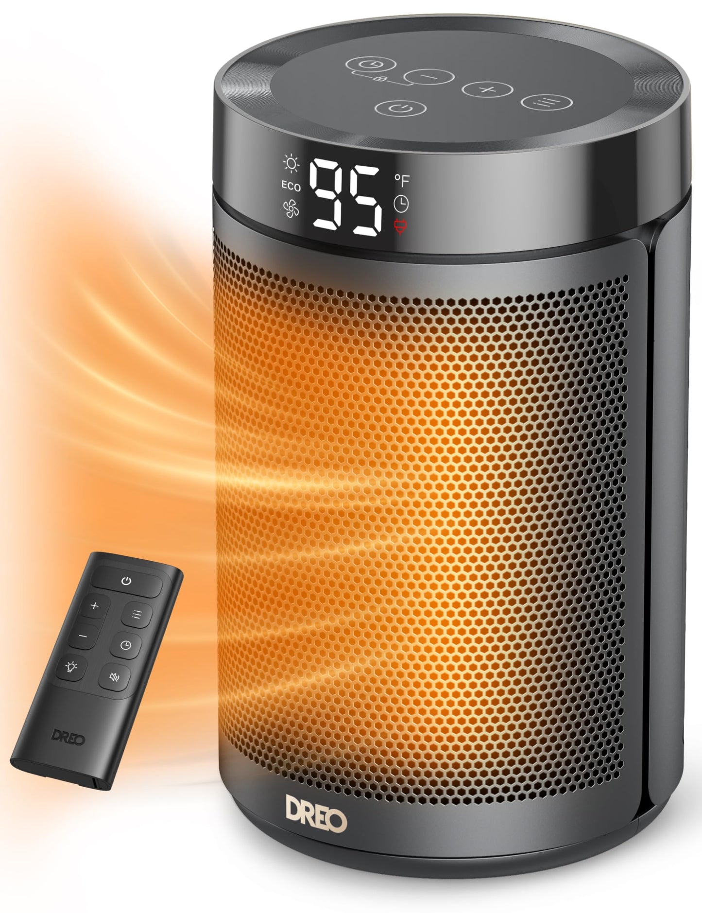 Portable Ceramic Space Heater with Thermostat