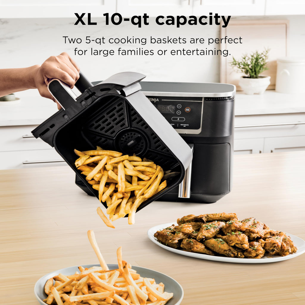 Ninja | Air Fryer | Finish Cooking Multiple Foods at the Same Time |