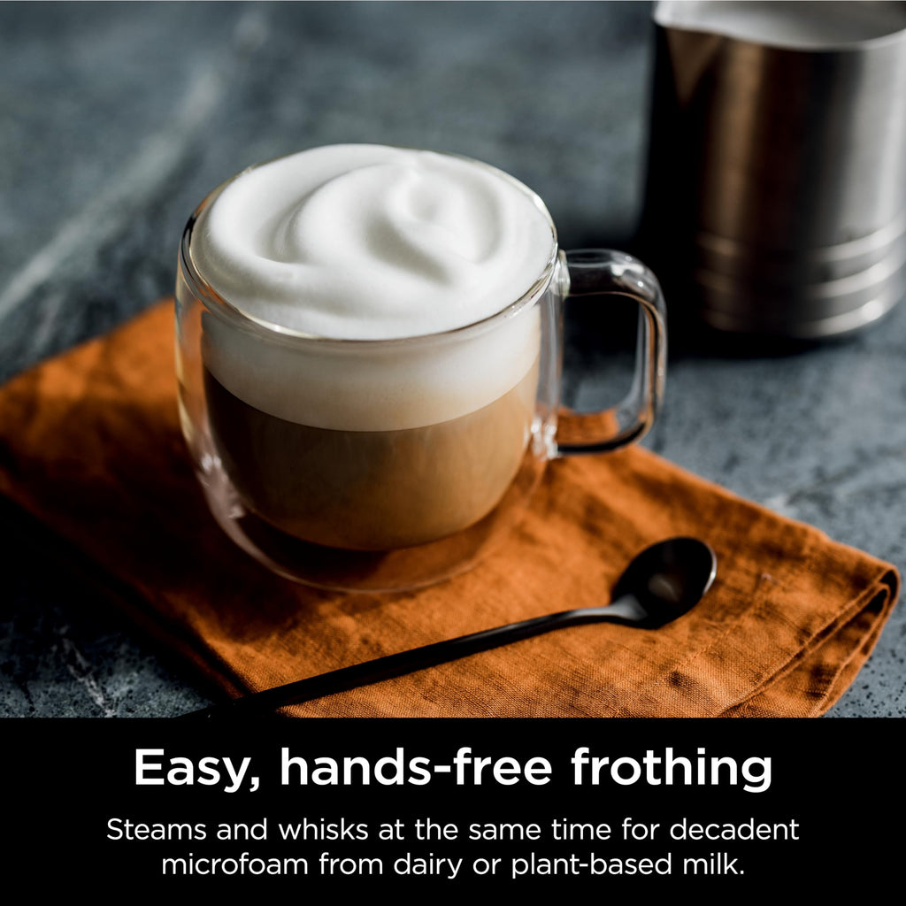 Espresso and Coffee Maker with Integrated Milk System