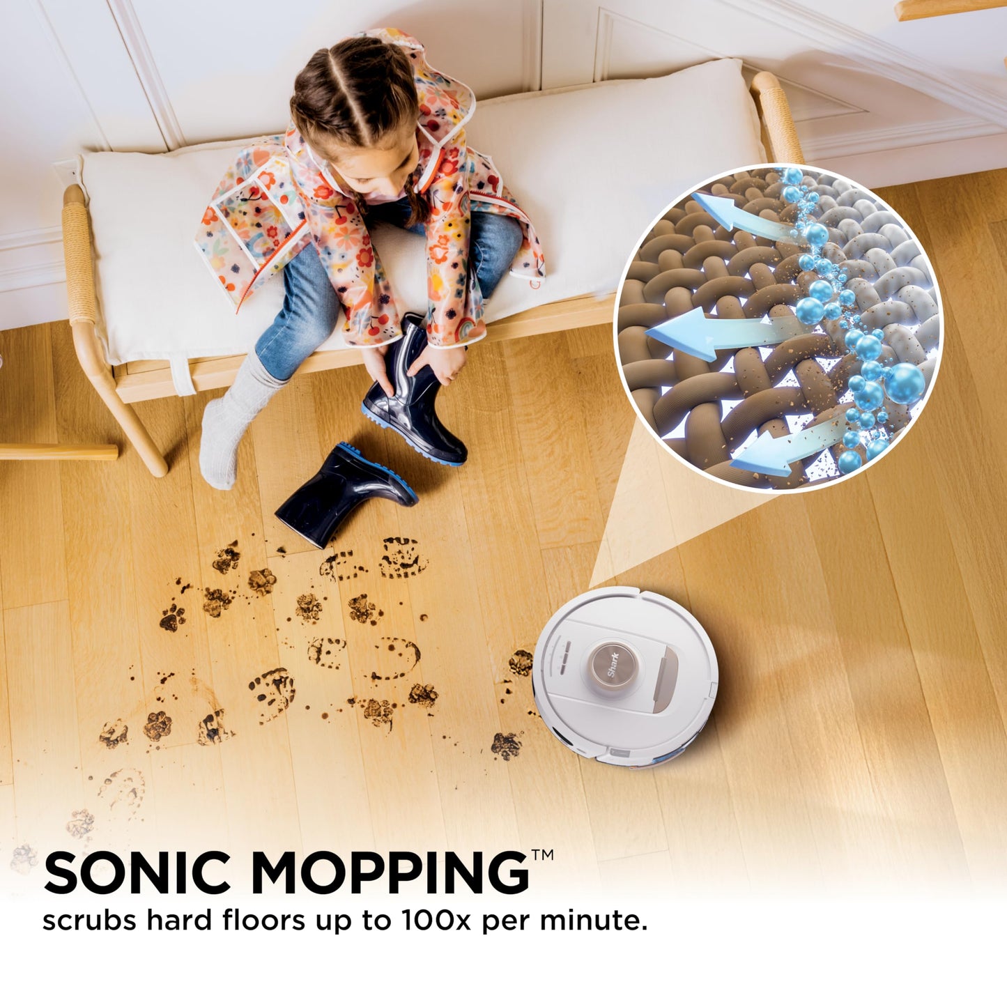 Robot Vacuum & Mop with Self-Cleaning Dock Set