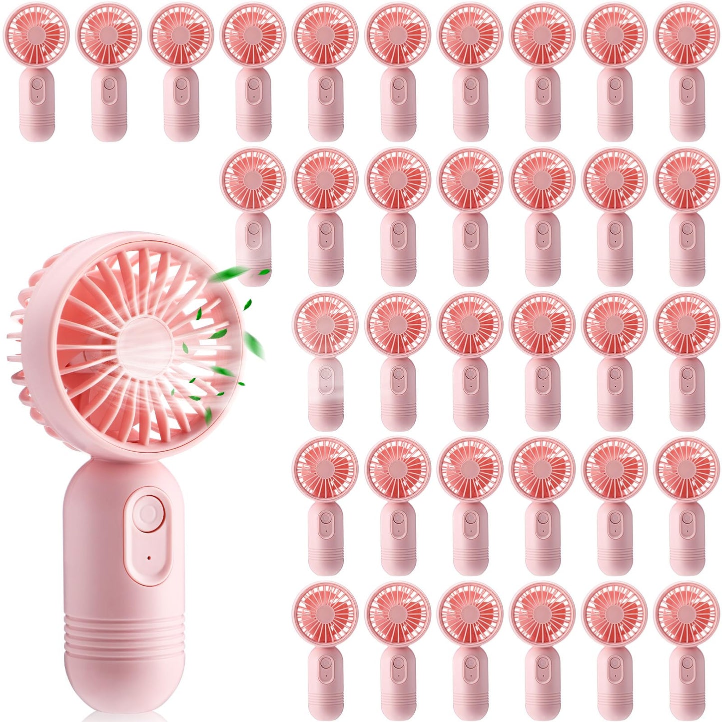 Mini Rechargeable Handheld Fan with 3 Speeds