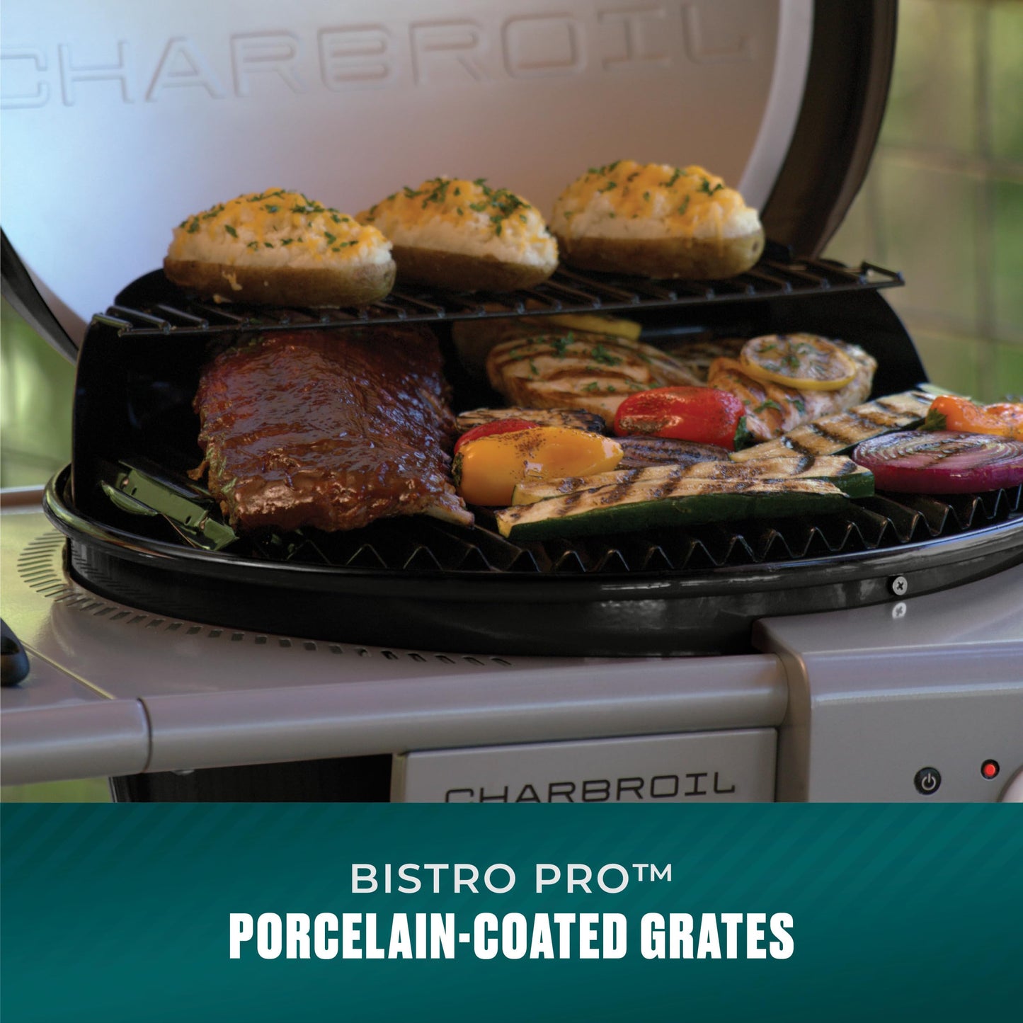 Electric Patio Grill with Infrared Cooking Technology