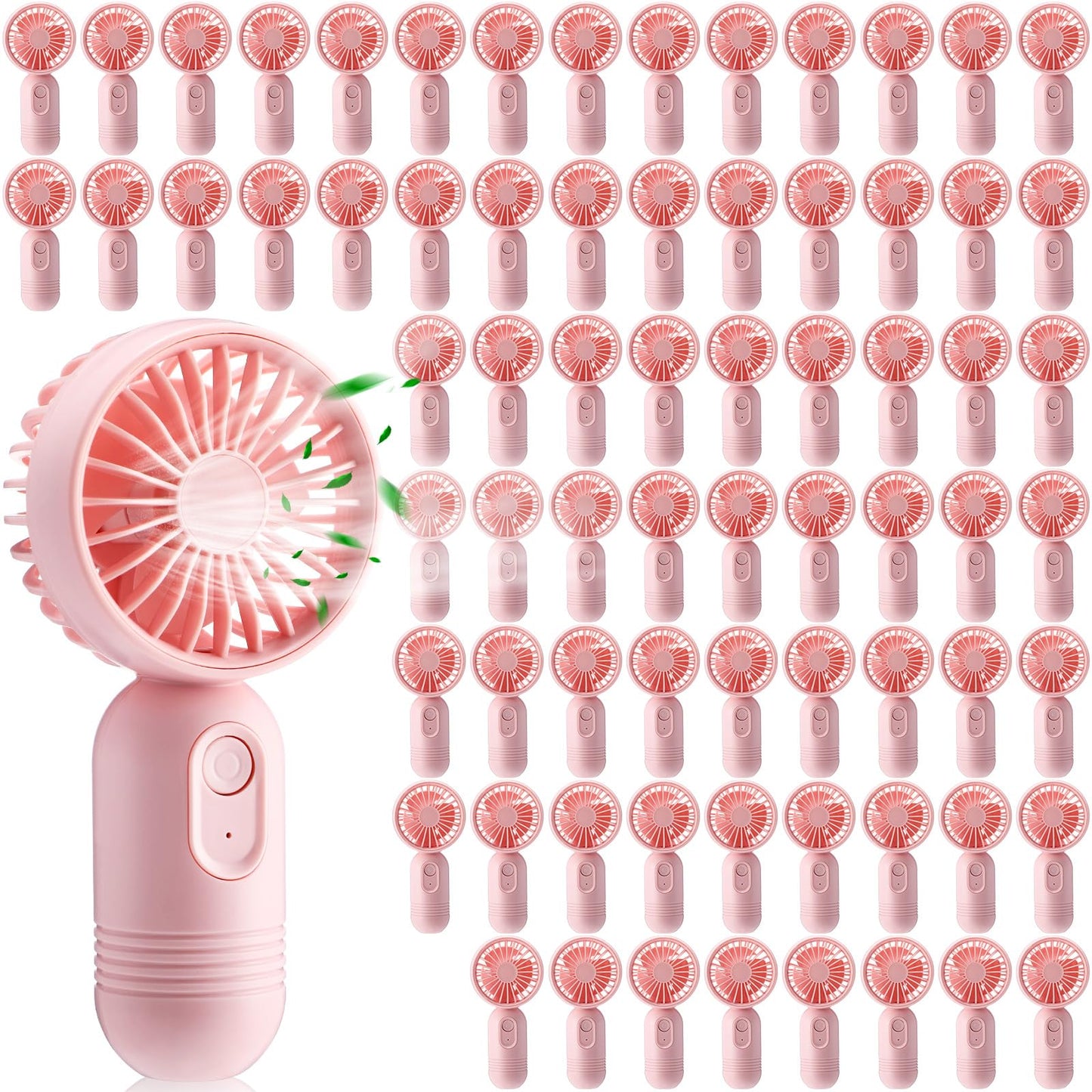 Mini Rechargeable Handheld Fan with 3 Speeds