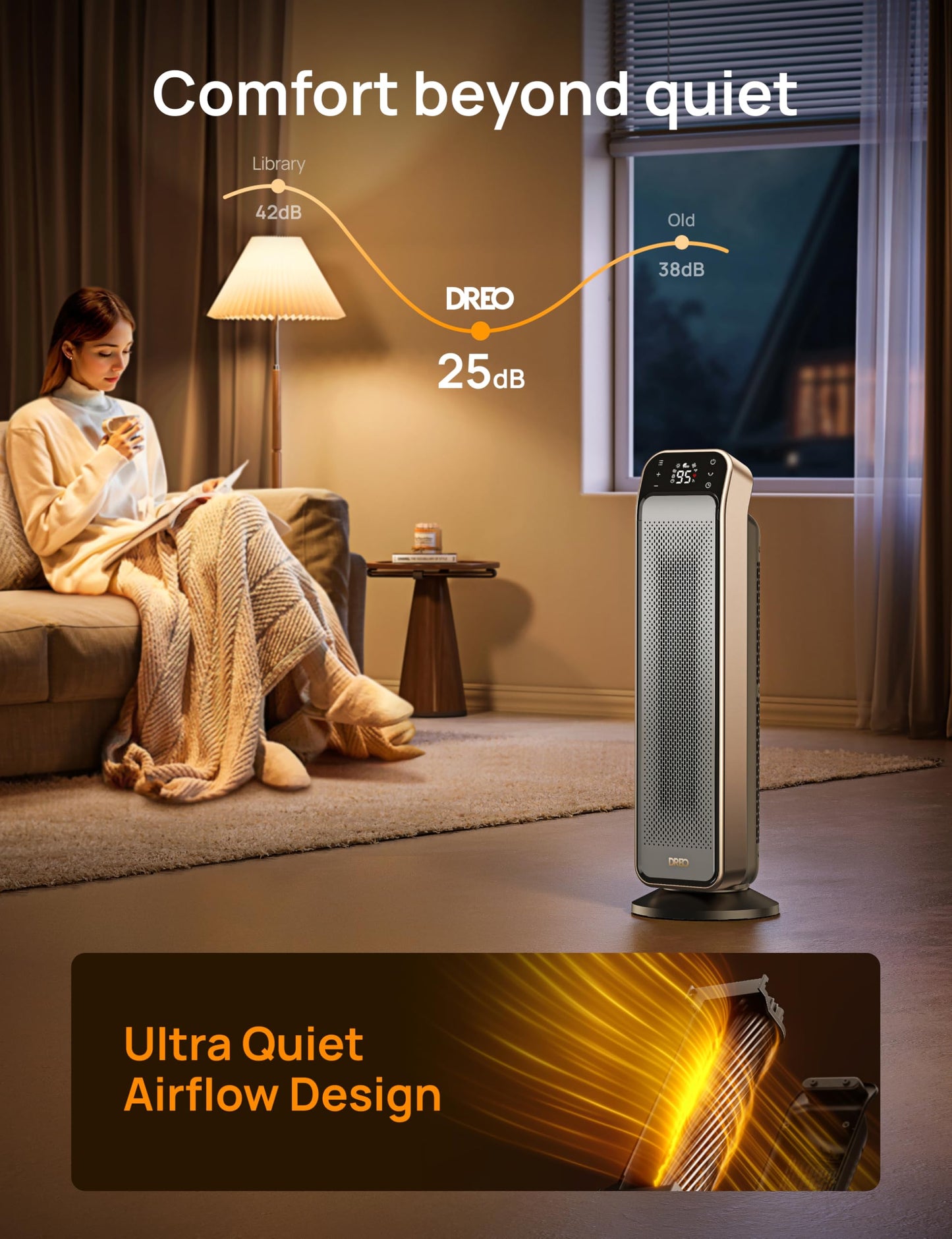 1500W Space Heater with Remote Control