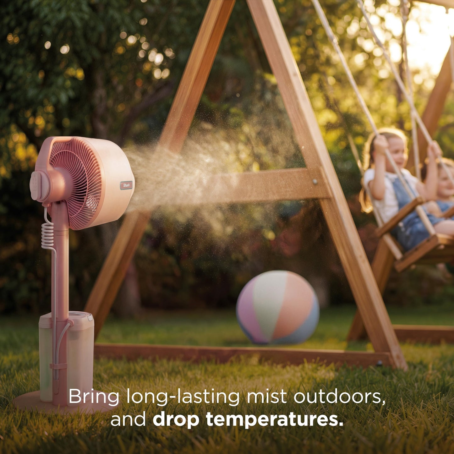 Indoor & Outdoor Mist Fan with Portable Design
