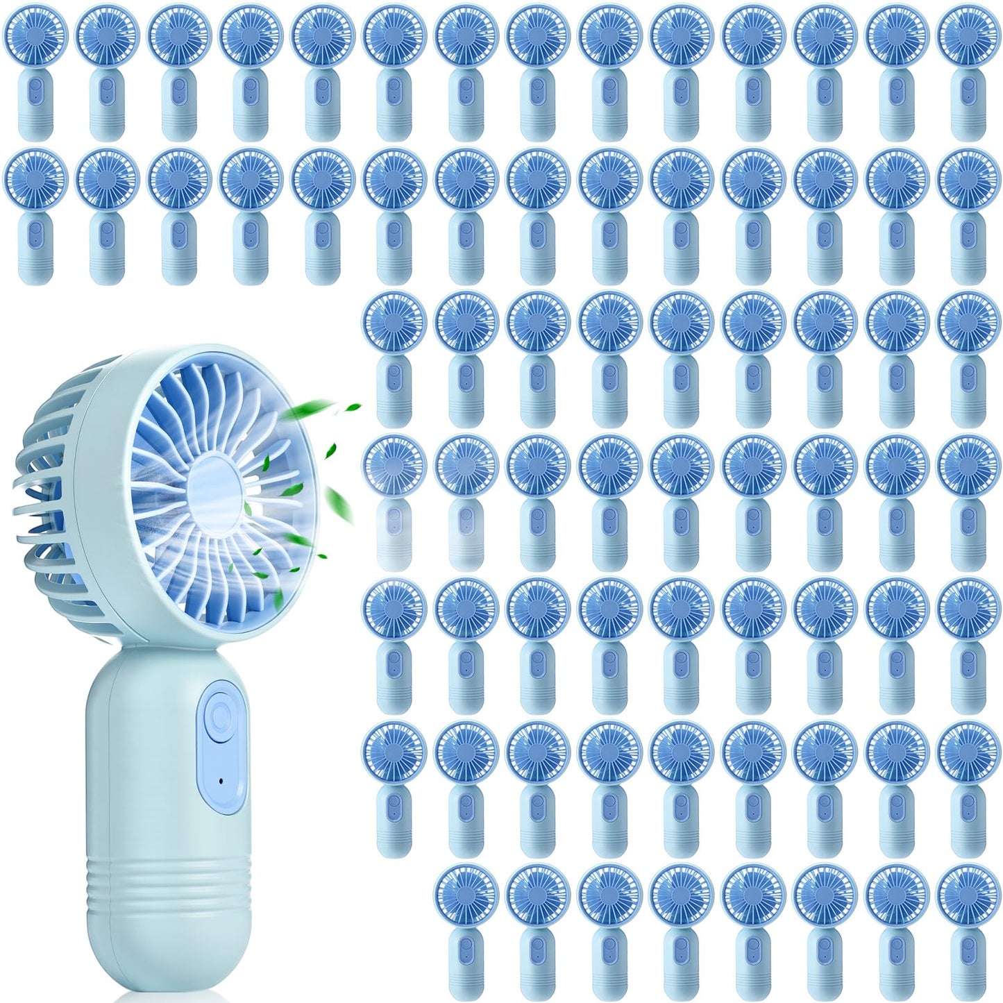 Mini Rechargeable Handheld Fan with 3 Speeds
