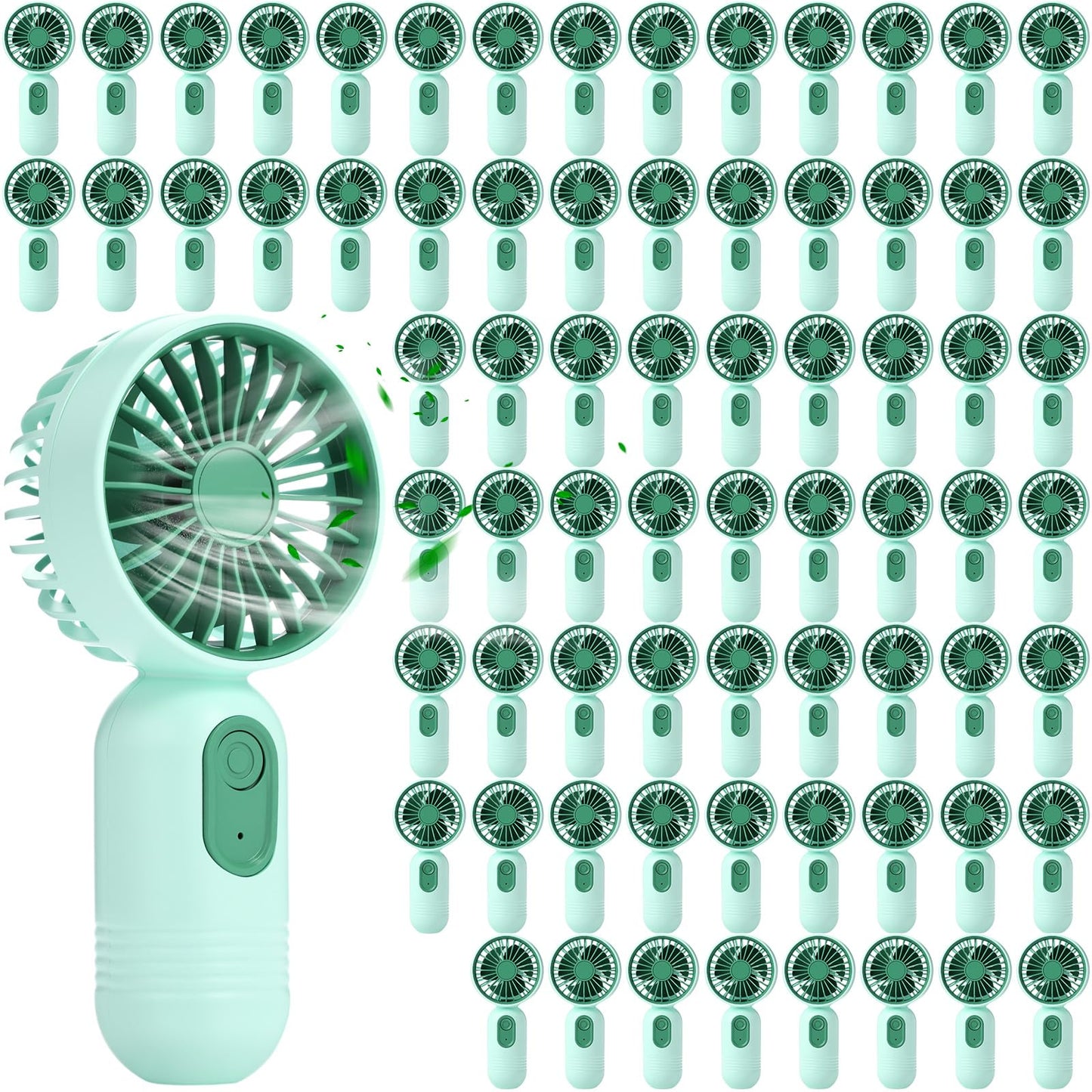 Mini Rechargeable Handheld Fan with 3 Speeds